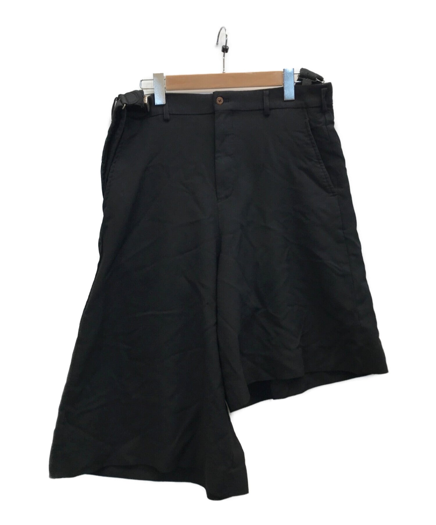 COMME des GARCONS HOMME PLUS Suspender Asymmetrical Shorts PG-P055