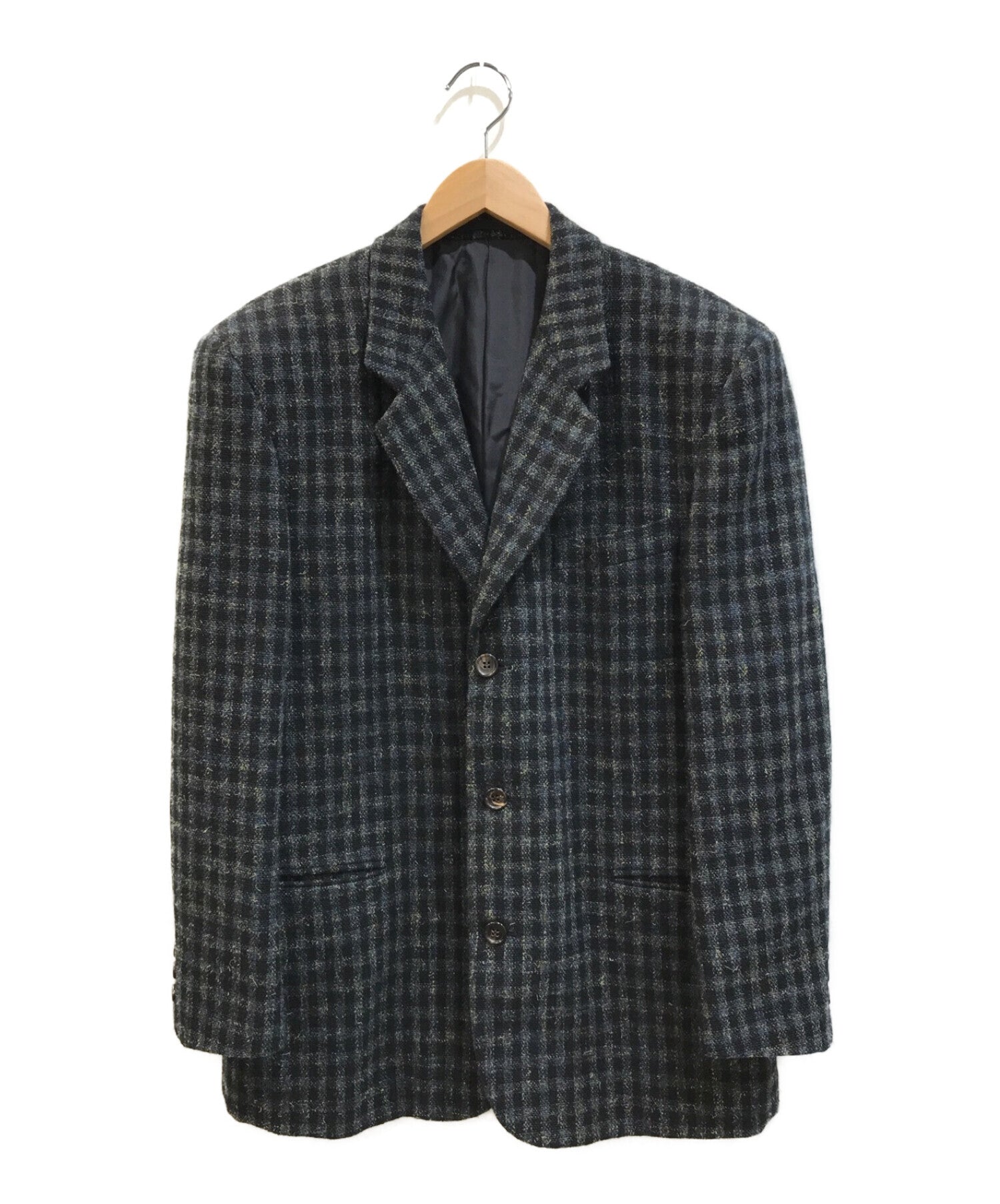 COMME des GARCONS HOMME [OLD] 90's Tweed Check Tailored Jacket HJ