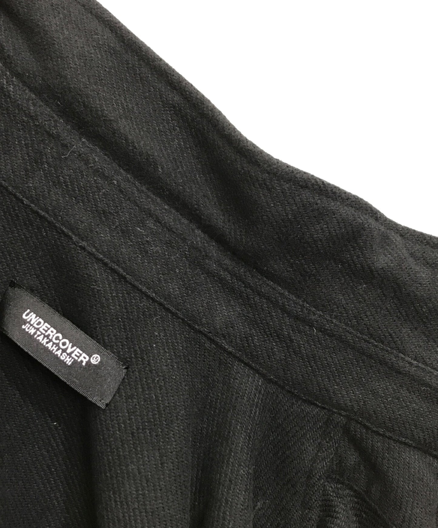 臥底剪裁法蘭絨襯衫(長袖運動襯衫)UC2B4406-2