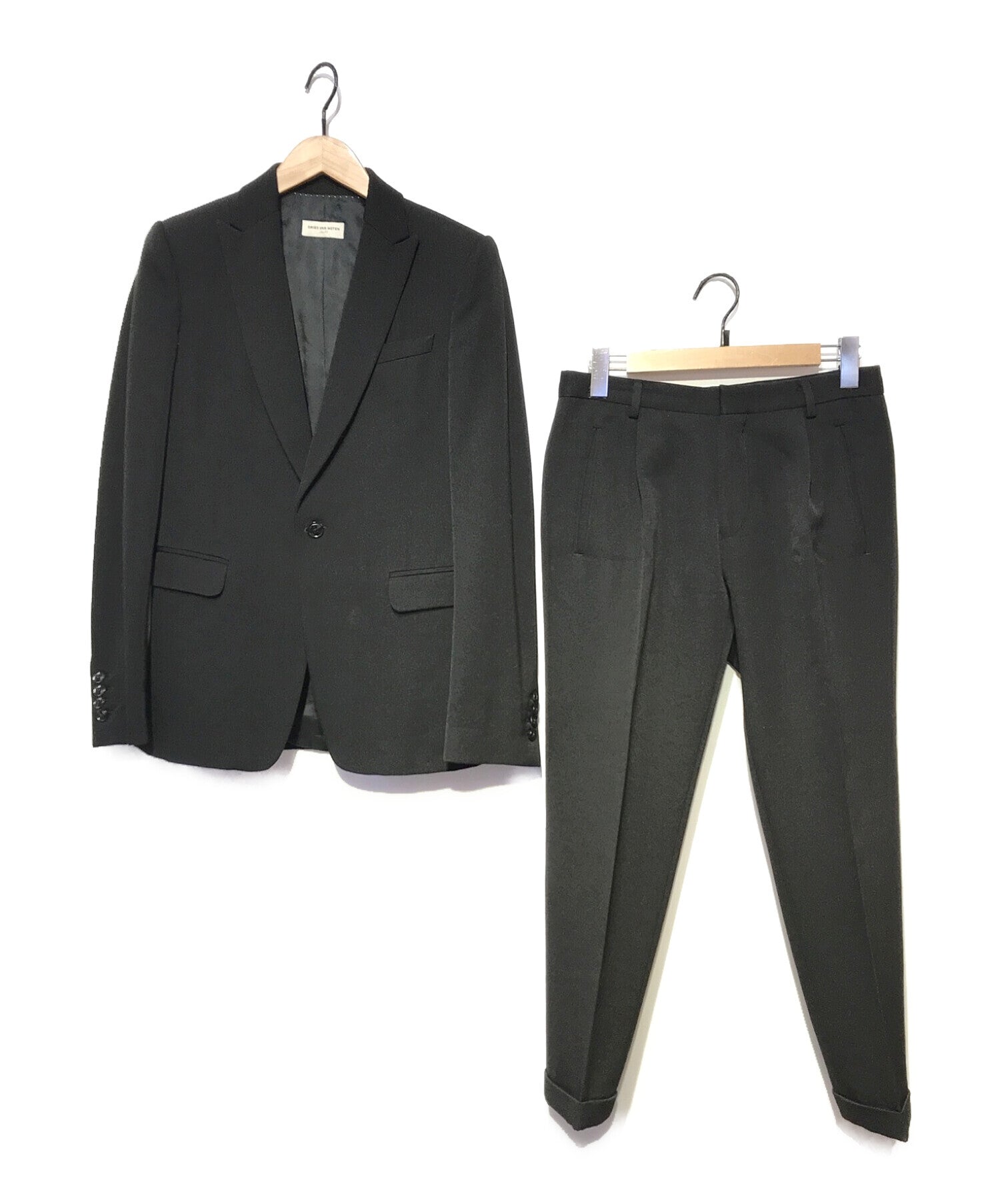 DRIES VAN NOTEN Wool set-up suit