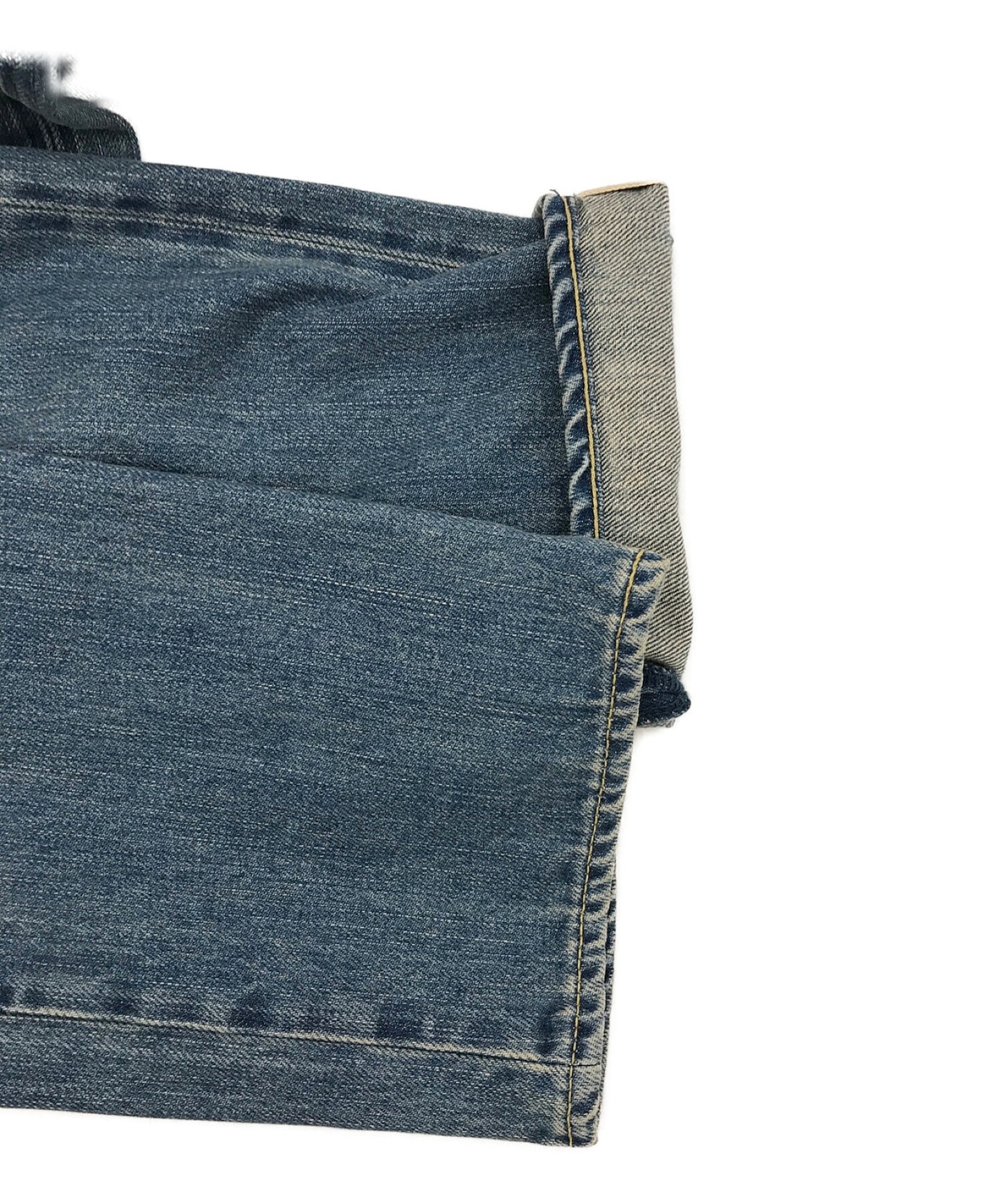 歇斯底里的魅力泼妇女孩刺绣细长的直牛仔裤02213AP20