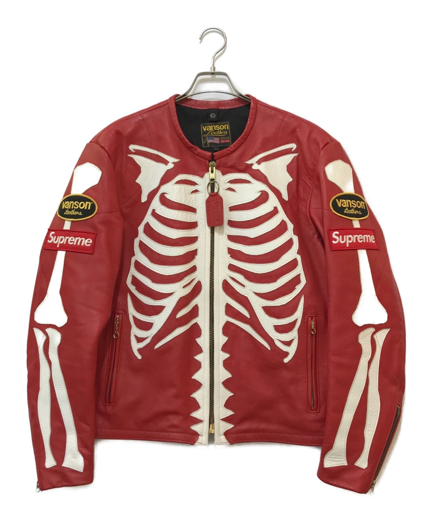 Pre-owned] Supreme×Vanson Leather Bones Jacket | Archive Factory