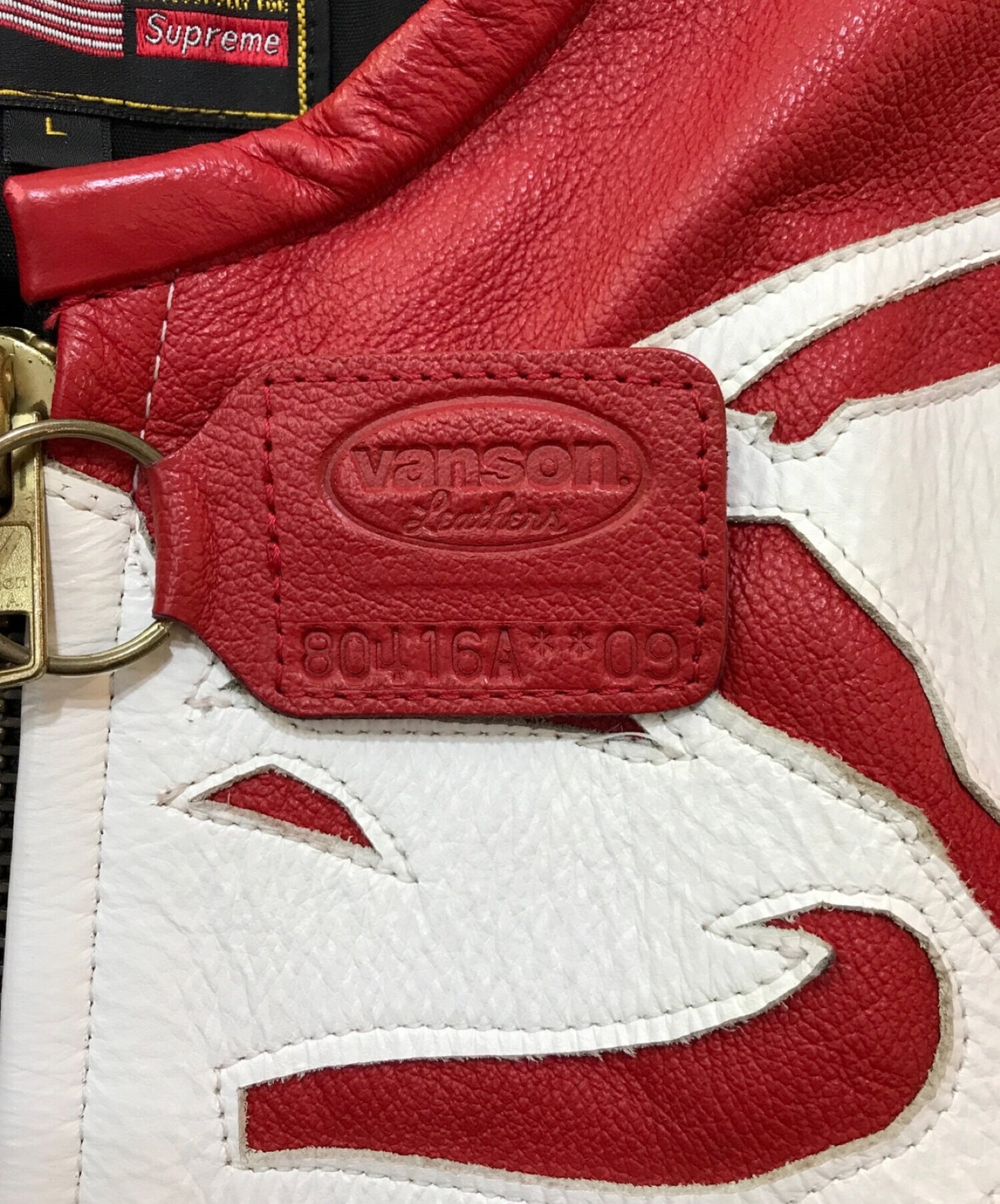 至高无上的范围皮革骨头夹克