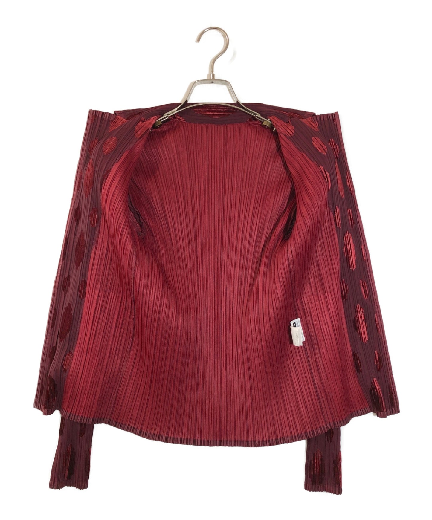 Issey Miyake Fete 물체 도트 주름 자켓 if64fd720