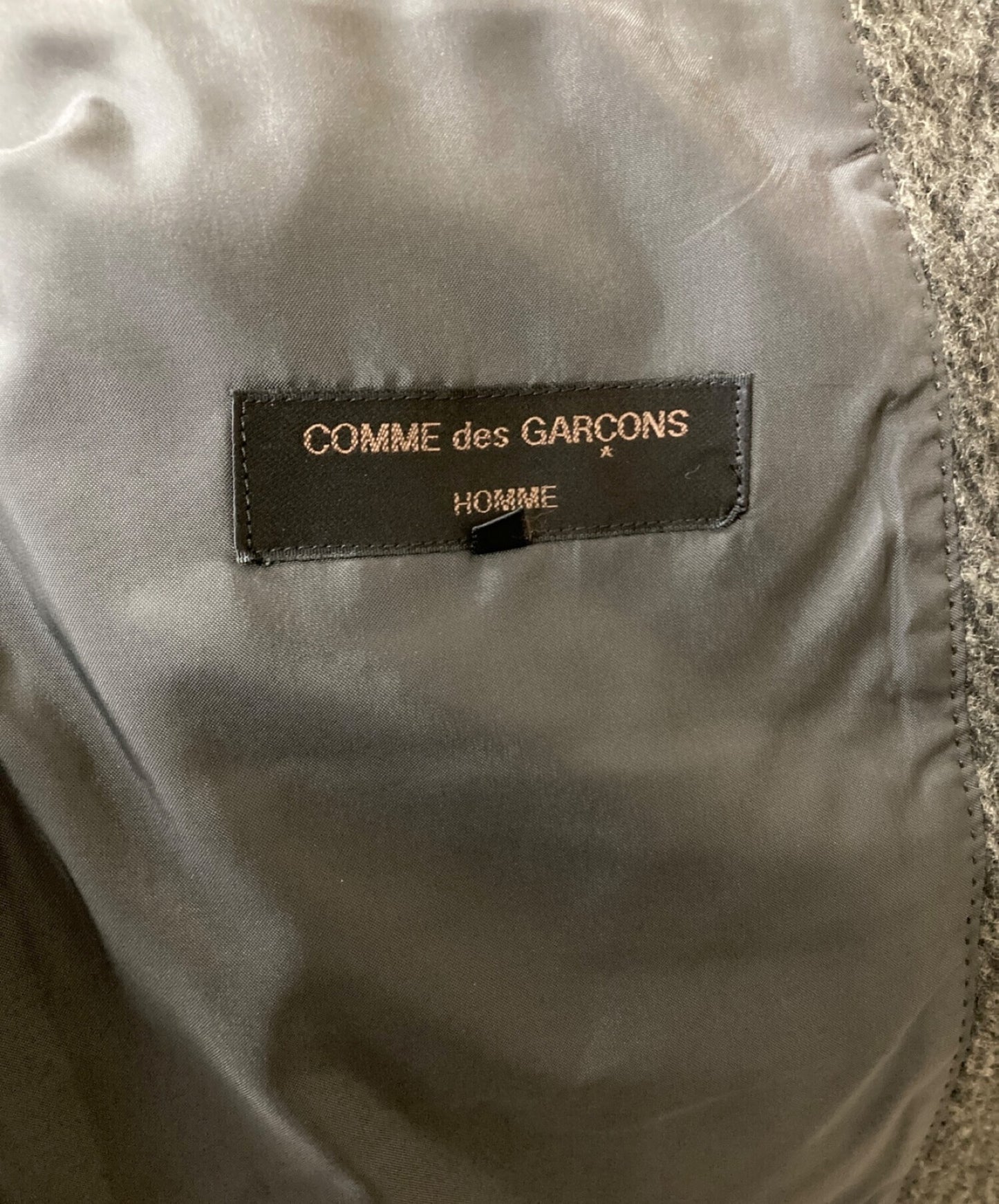 Comme des Garcons Homme Vintage 80S羊毛量身定制的外套HJ-08026S