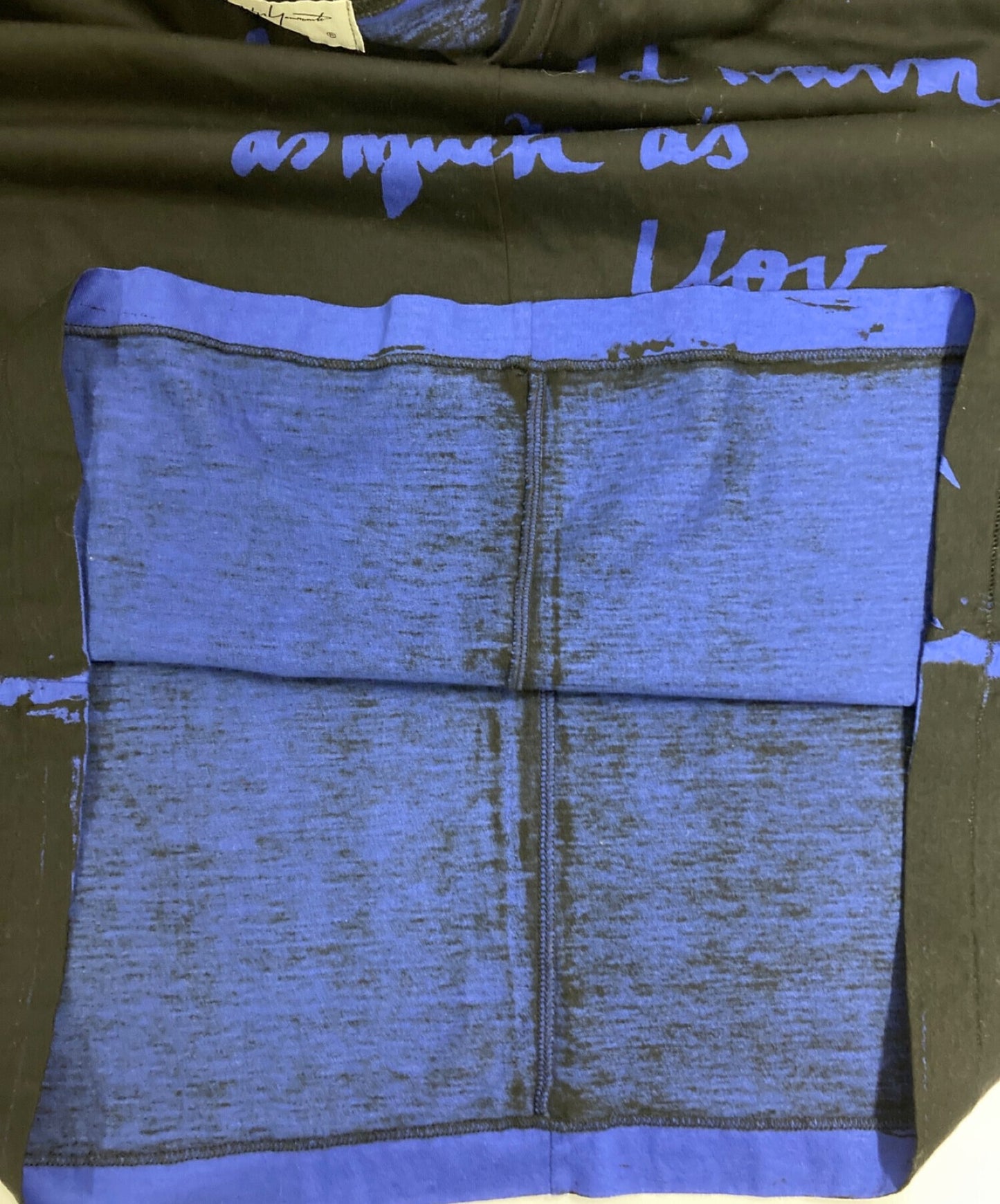 Yohji Yamamoto Pour Homme消息Hagi短袖T恤HN-T09-272