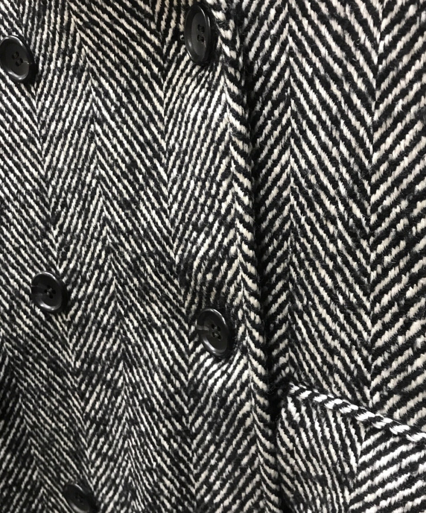 Comme des Garcons Homme Deux Herringbone Double Coat DH-C004