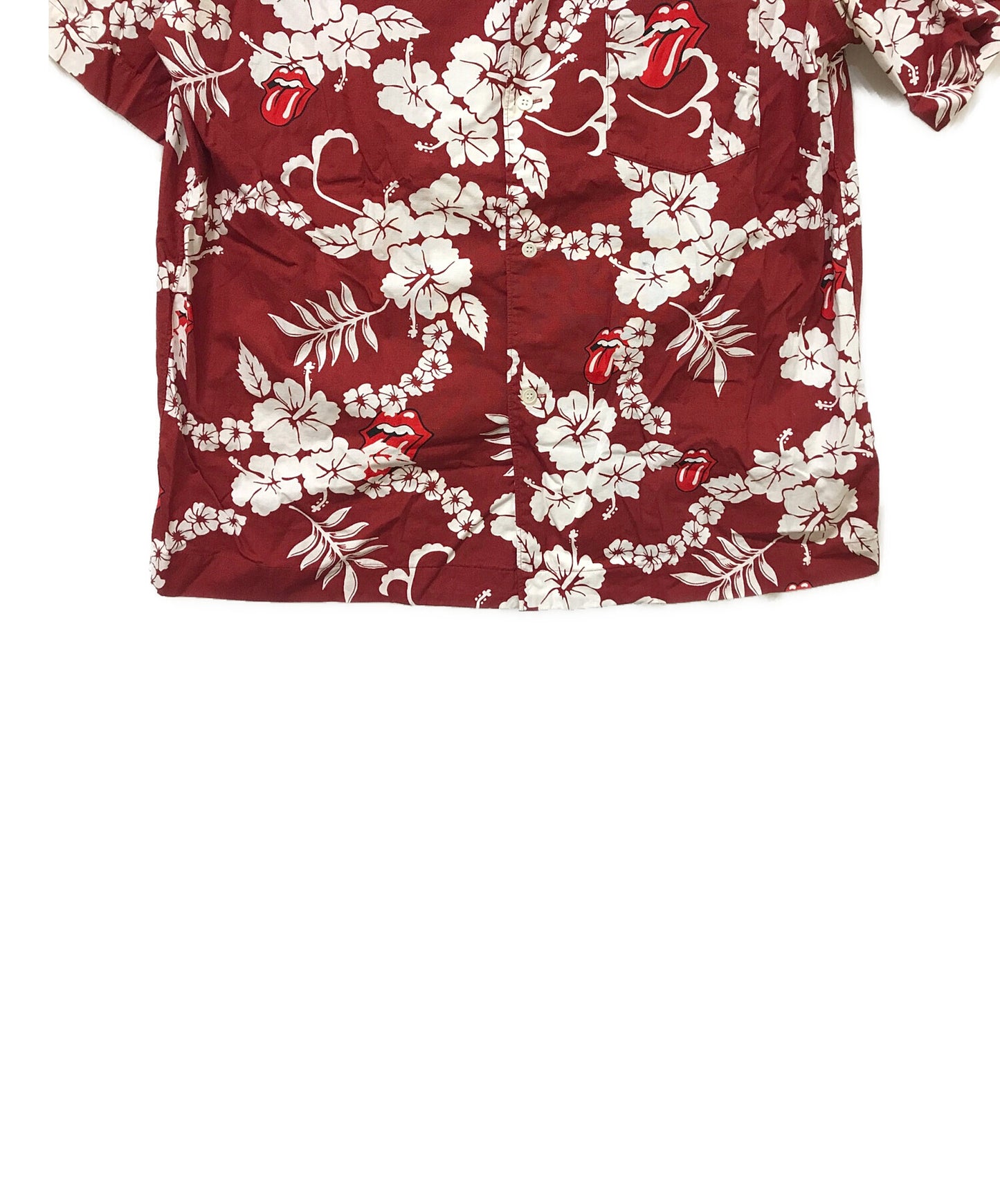 Comme des Garcons Homme加上滚石乐队合作Aloha衬衫