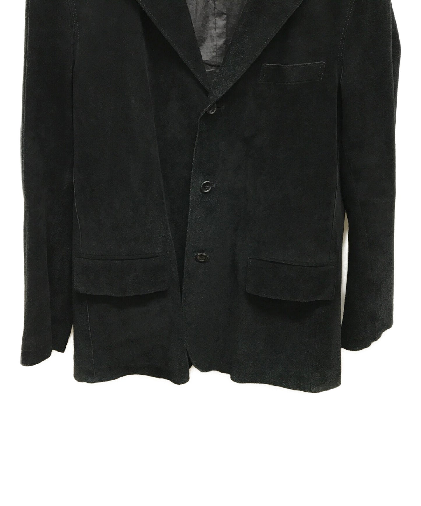 Comme des Garcons Homme牛皮量身定制的外套