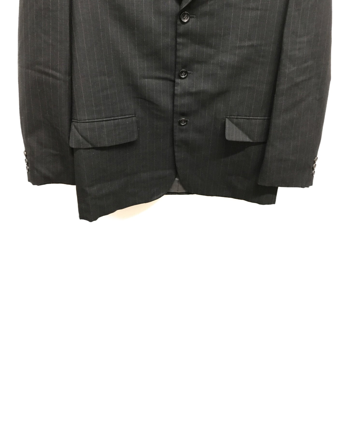 Comme des Garcons Homme条纹裁缝外套