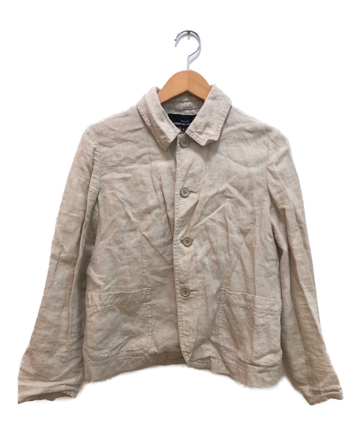 tricot COMME des GARCONS linen jacket