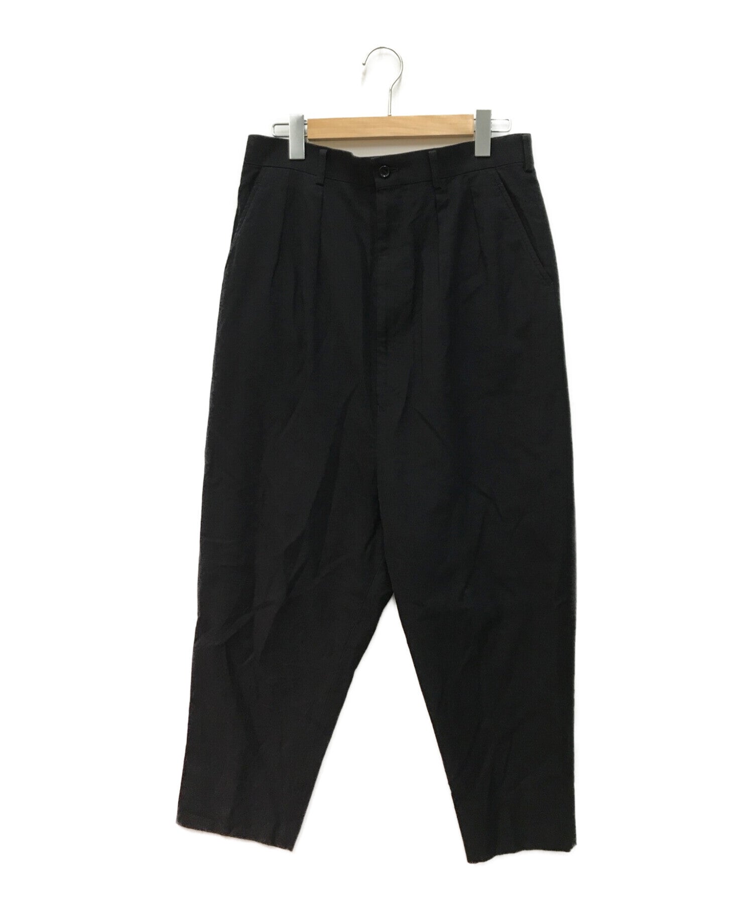 COMME des GARCONS HOMME Cotton Wool Surge Product Finish 2-Tuck Pants