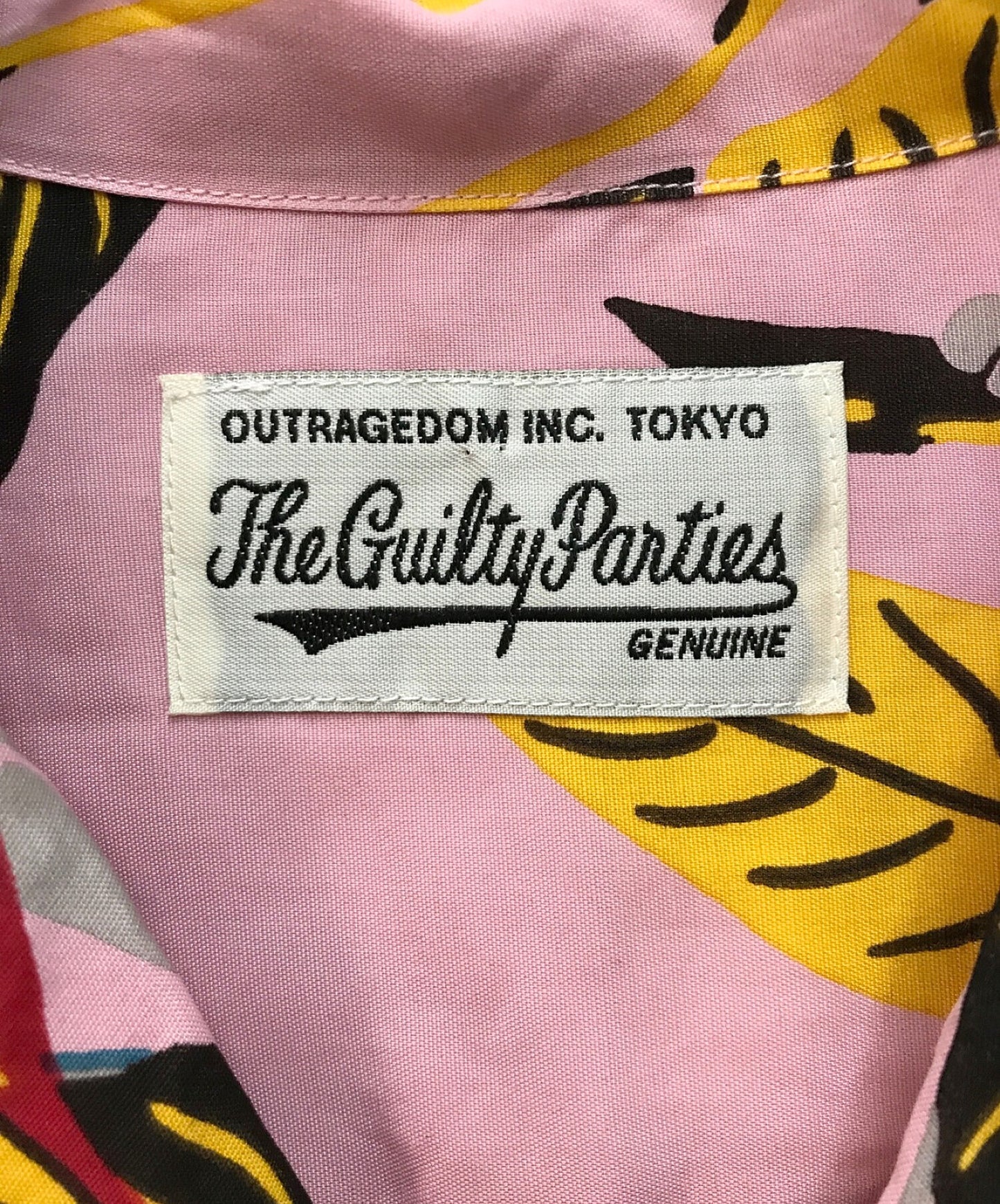 Wacko Maria Aloha襯衫總圖案襯衫露天領襯衫