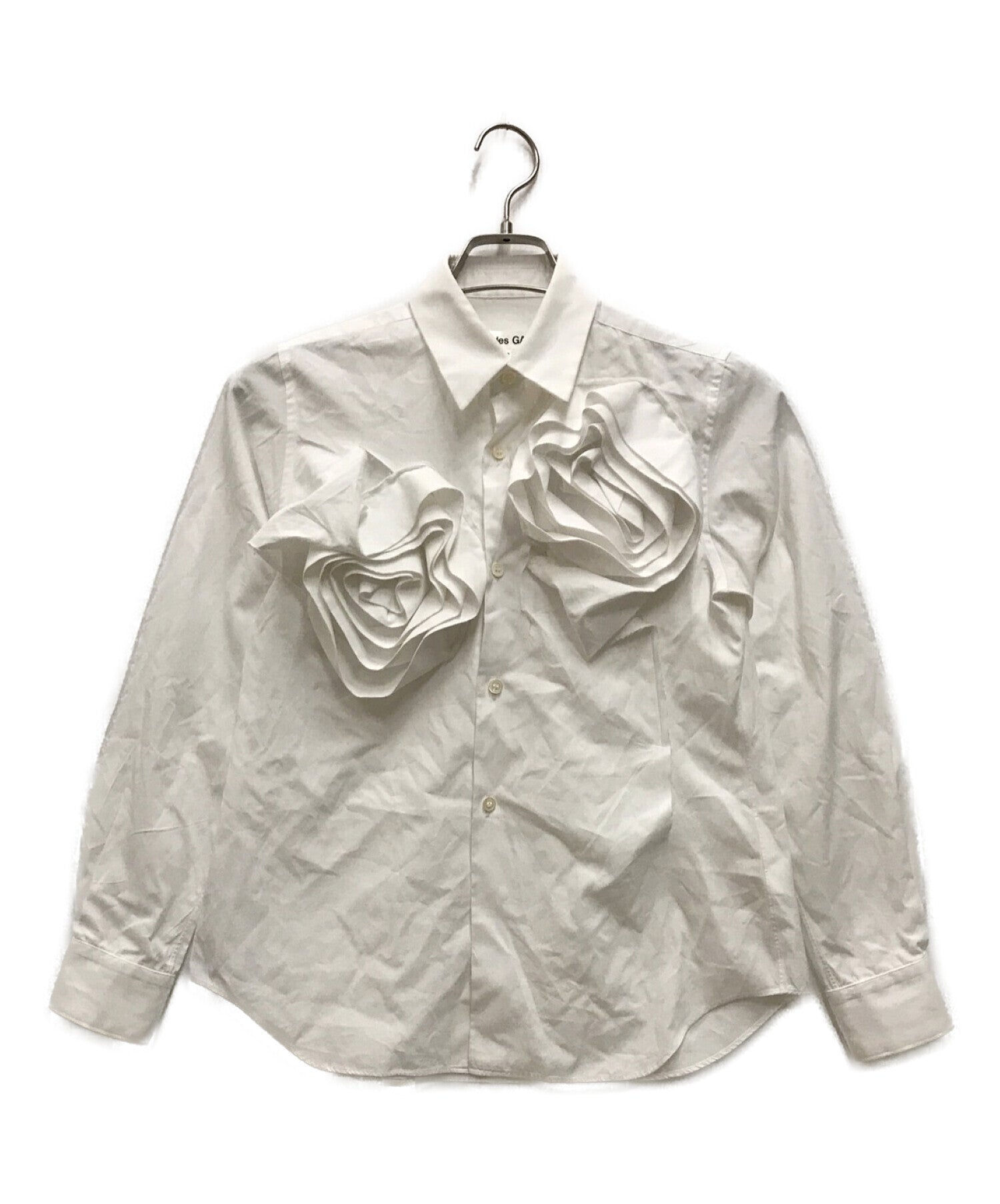 Pre owned COMME des GARCONS Three dimensional rose motif shirt GL B0 Archive Factory