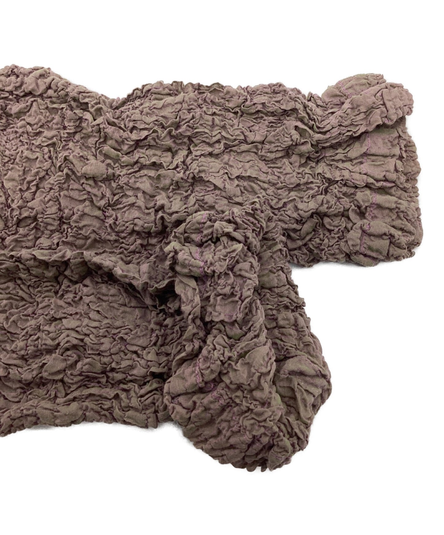 Me Issey Miyake 주름진 재킷, 체크 무늬 패턴 MI14FD471