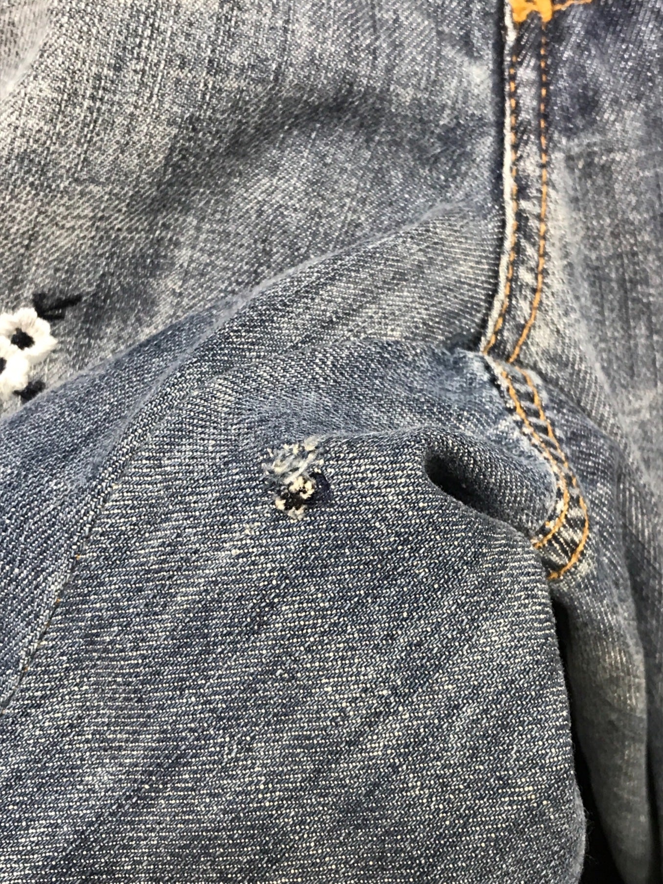 Dolce&Gabbana花绣花设计牛仔裤G375TZ G8299