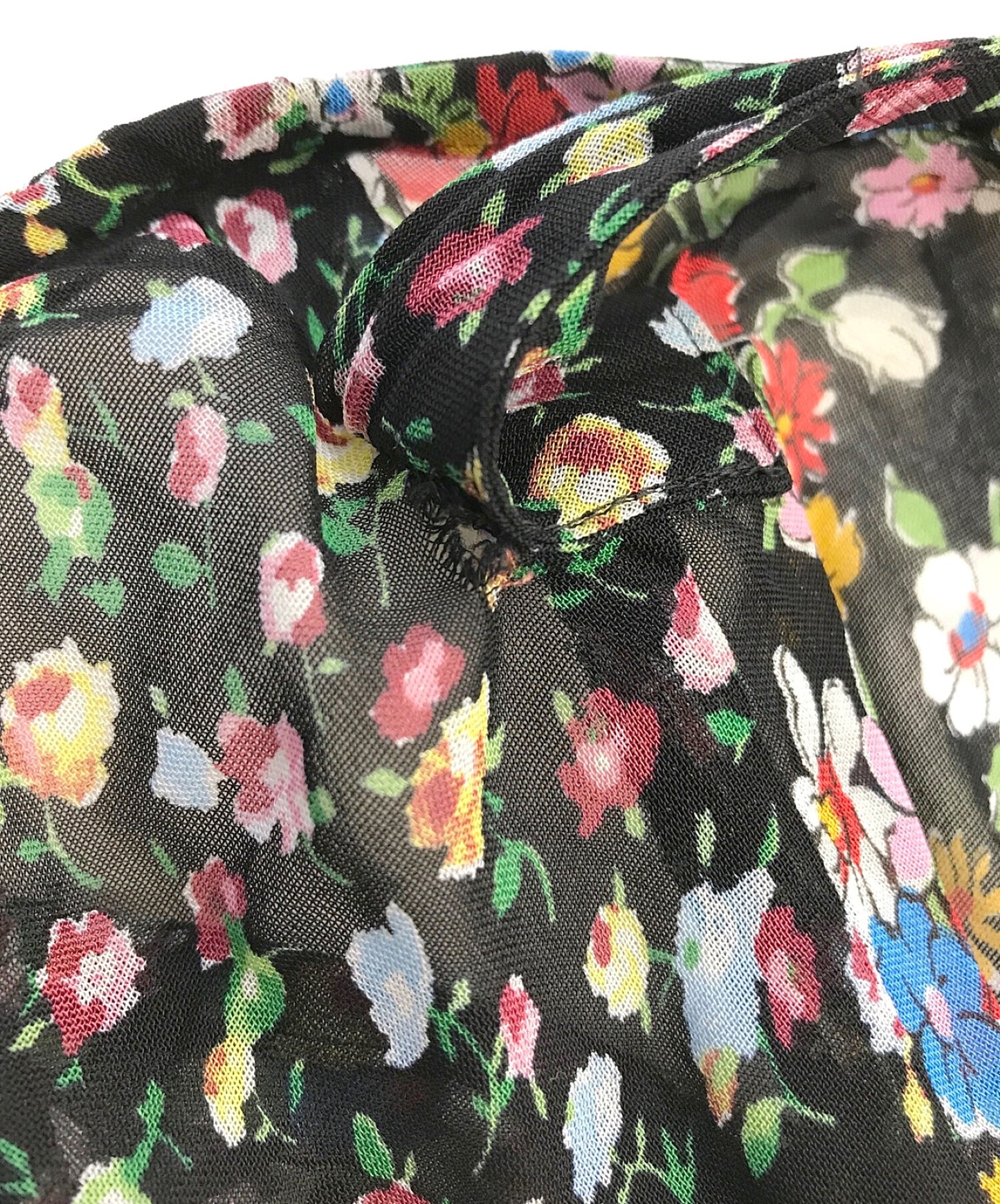 Tricot Comme des Garcons花卉图案裙子TP-S044