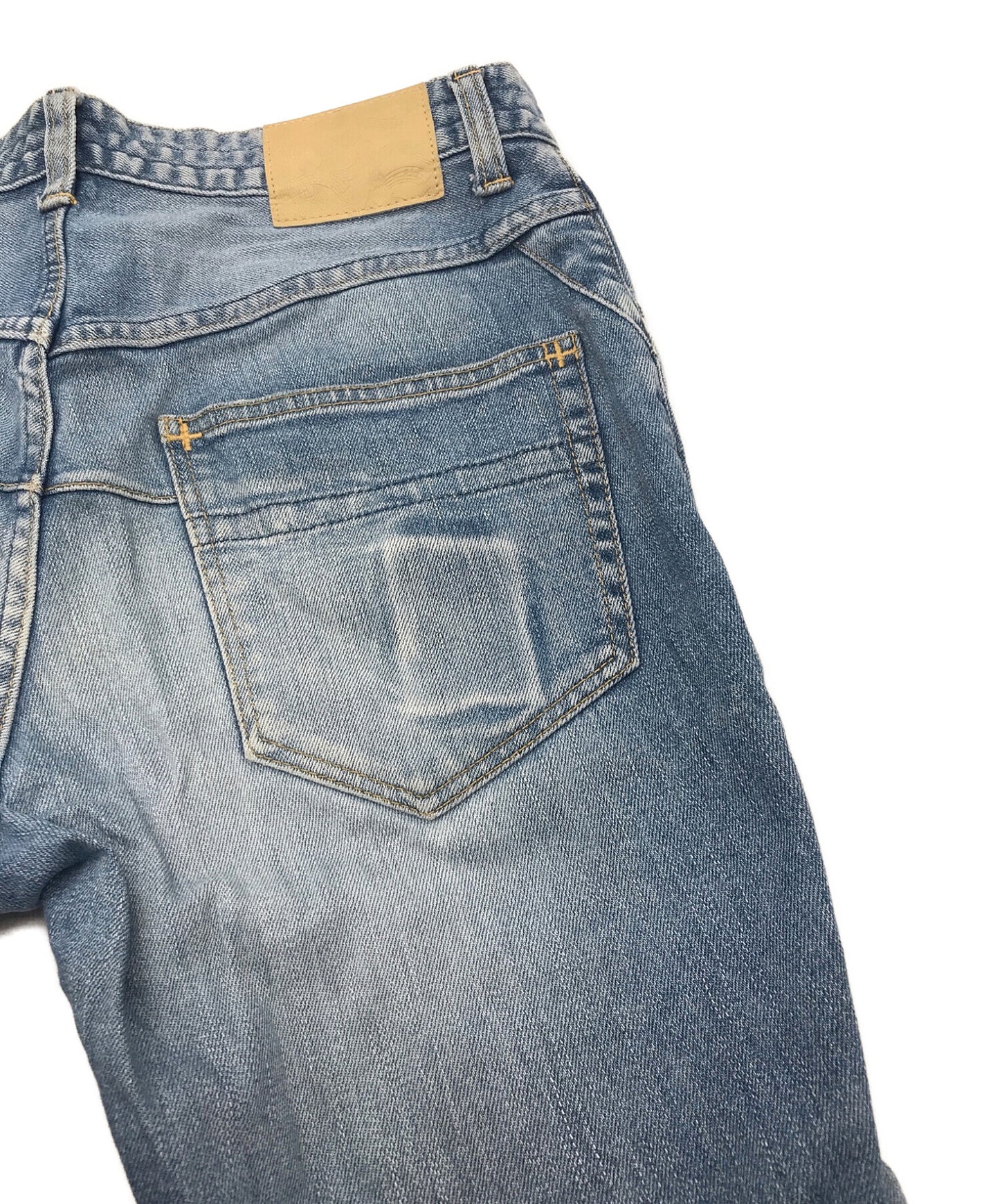 n(n)按数字(n)ine darning牛仔裤