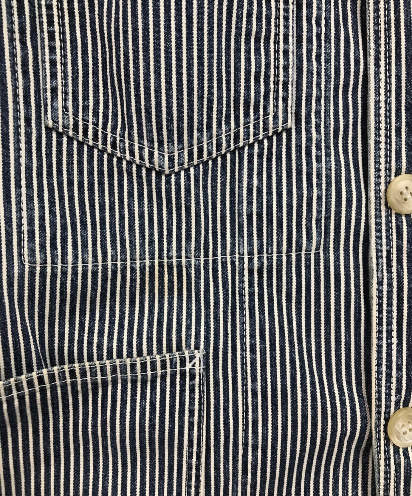 Comme des Garcons homme striped coverall ha-j035 ad2007