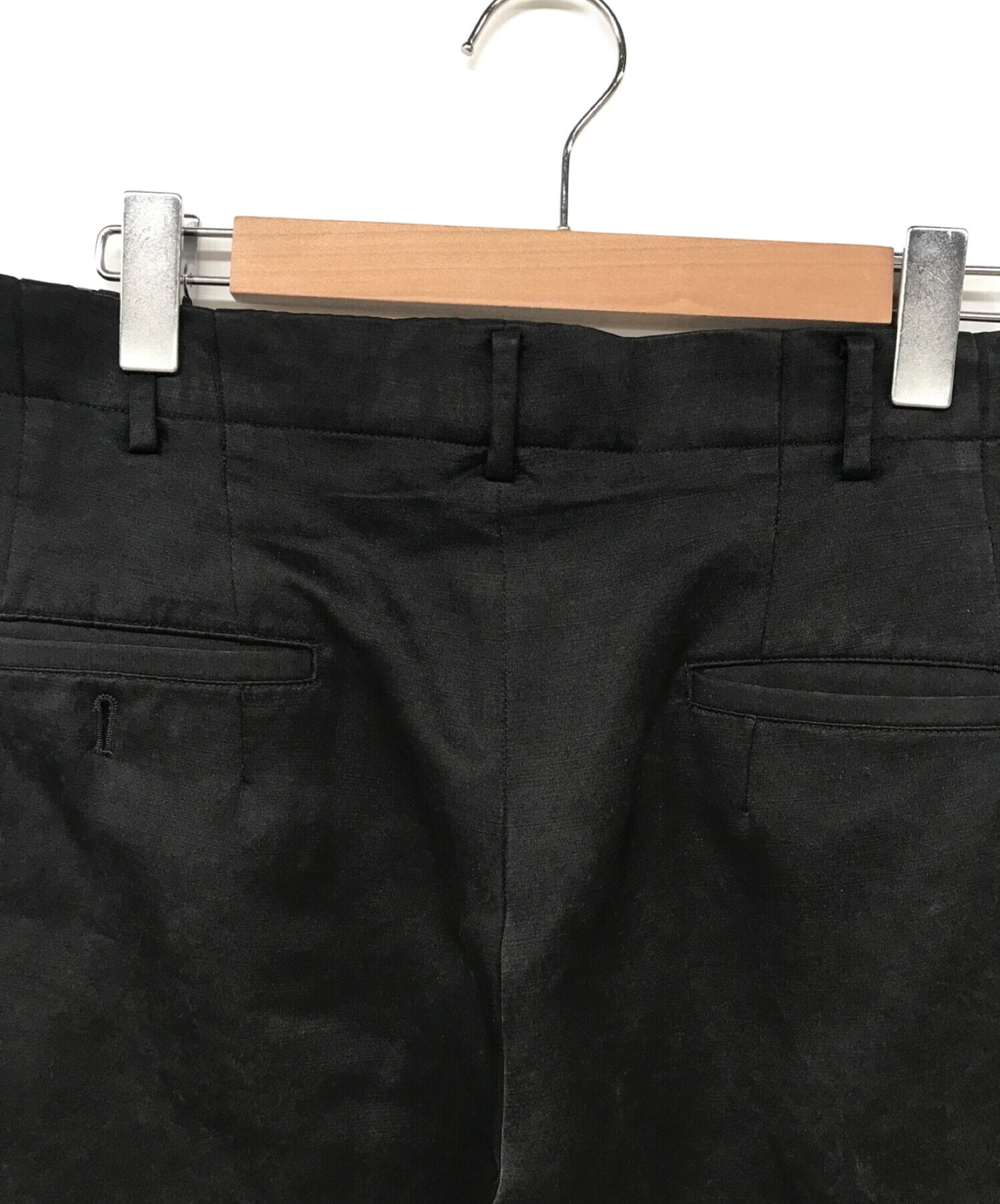 Yohji Yamamoto 의상 D`homme Silk Satin Tuck Pants