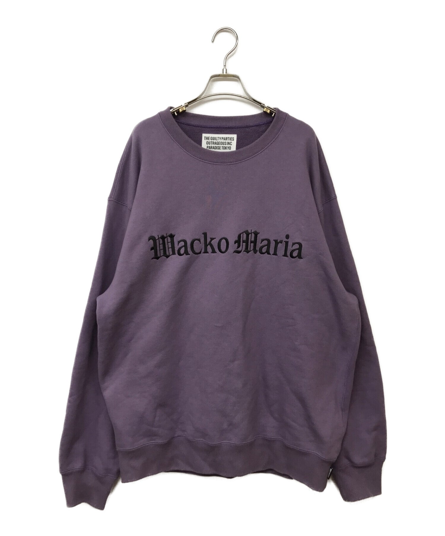 WACKO MARIA MIDDLE WEIGHT CREW NECK SWEAT SHIRT 23SS-WMC-SS04