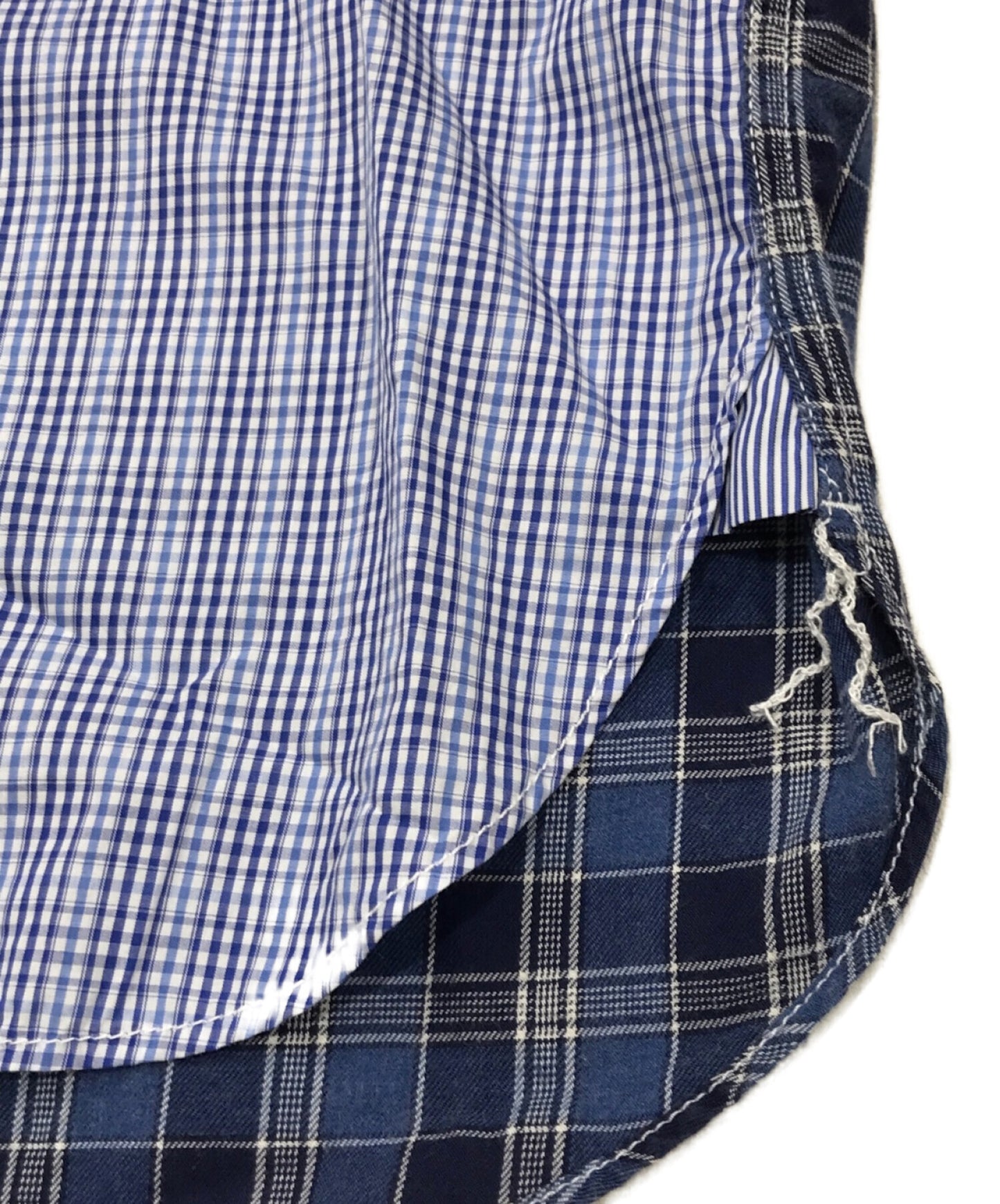 Comme des Garcons Junya Watanabe Man Cotton Check × Cotton Flannel × Cotton Check 제기 WF-B016