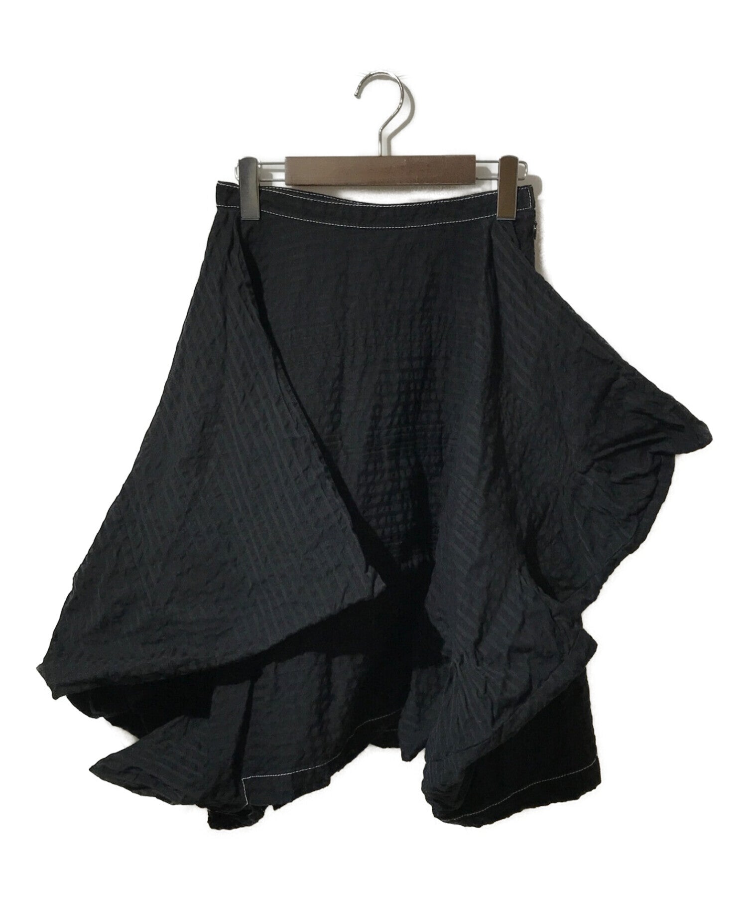 tricot COMME des GARCONS Product-washed deformed skirt TG-S012