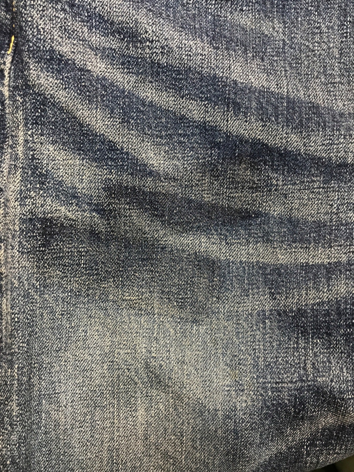 히스테리의 매력 패치 데님 바지