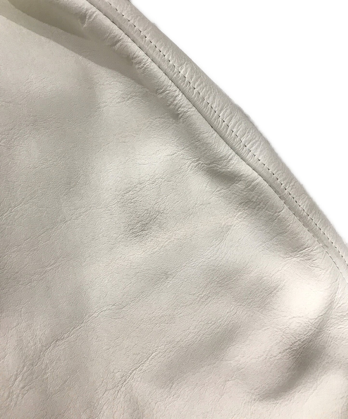 เสื้อแจ็คเก็ตแขนเสื้อหนังครบรอบ 25 ปีของ Stussy Stussy