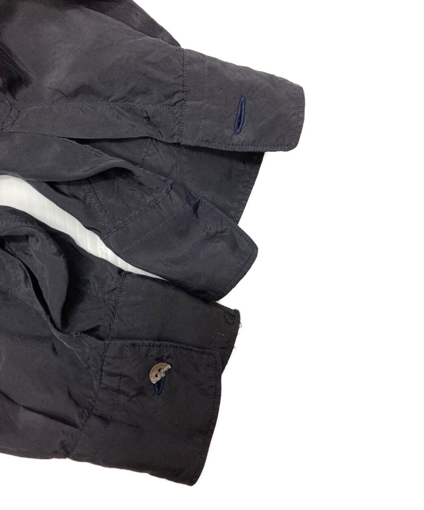 Comme des Garcons 셔츠 80의 니트 도킹 레이온 셔츠