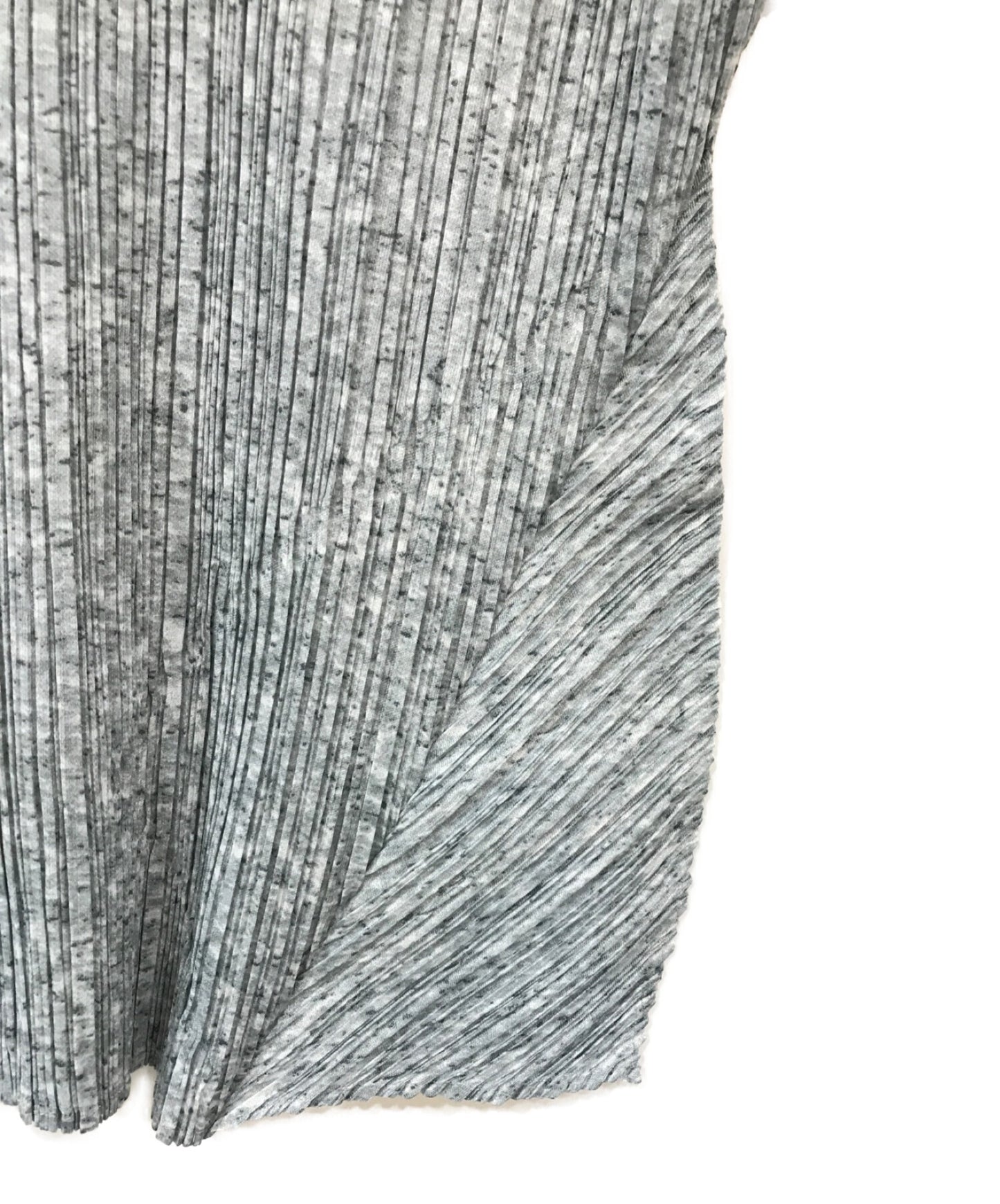 褶皱请带有全面图案PP51-JJ185的百褶衬衫上衣