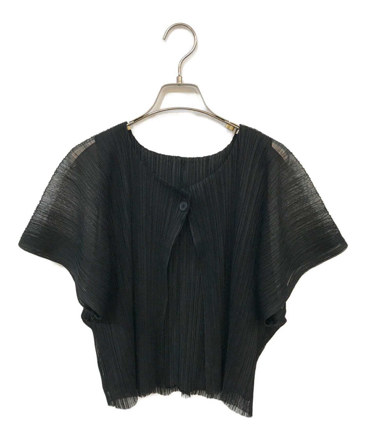 PLEATS PLEASE sheer pleated cardigan PP31-J0716