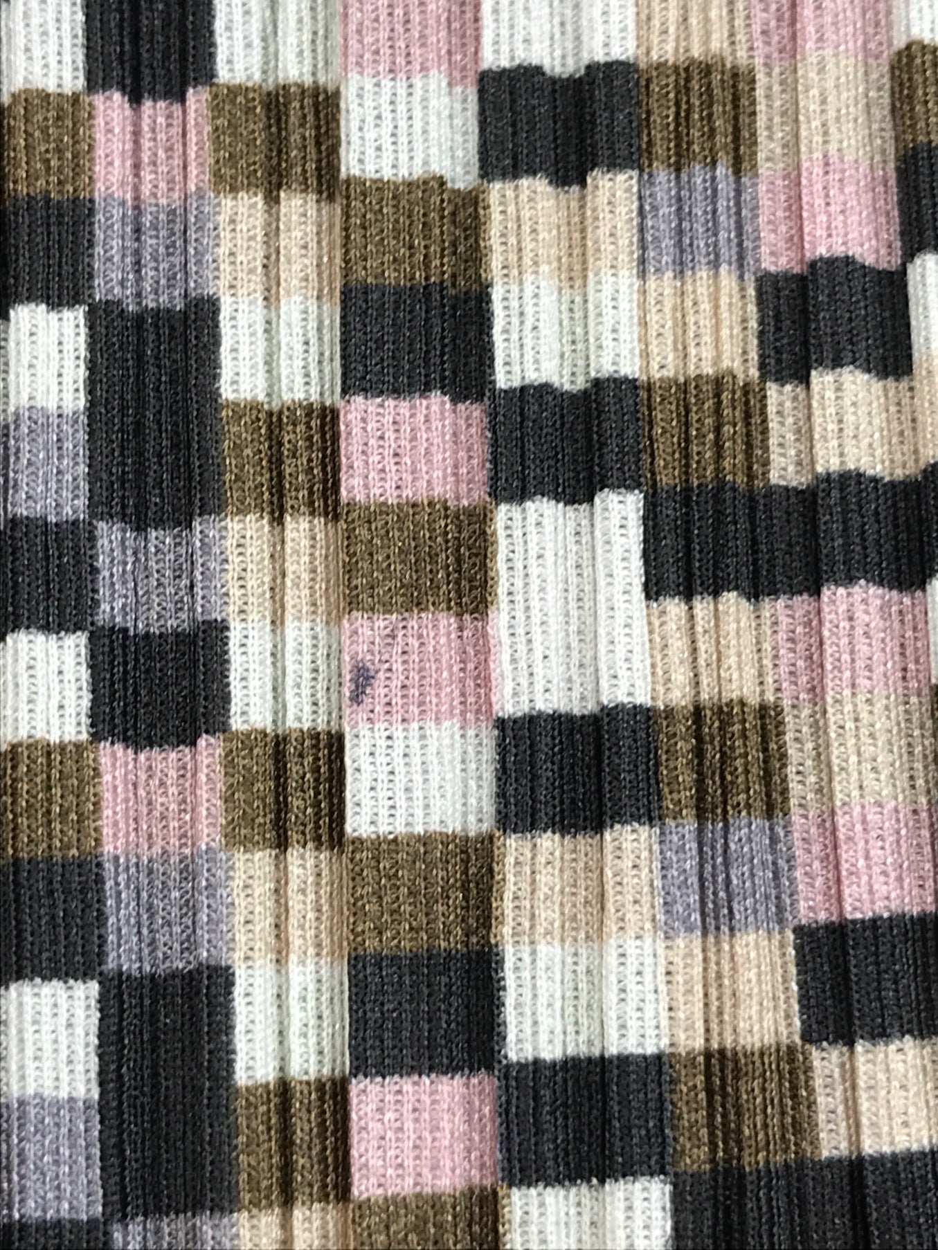 褶皱请带有块图案PP33-JG616的百褶裙