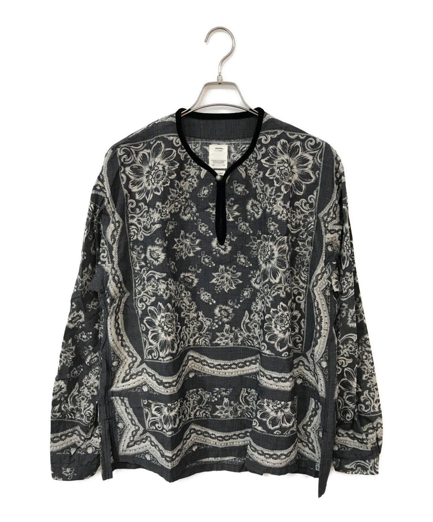 VISVIM TUNIC P.O. WILDFLOWER P.W 0122105011013