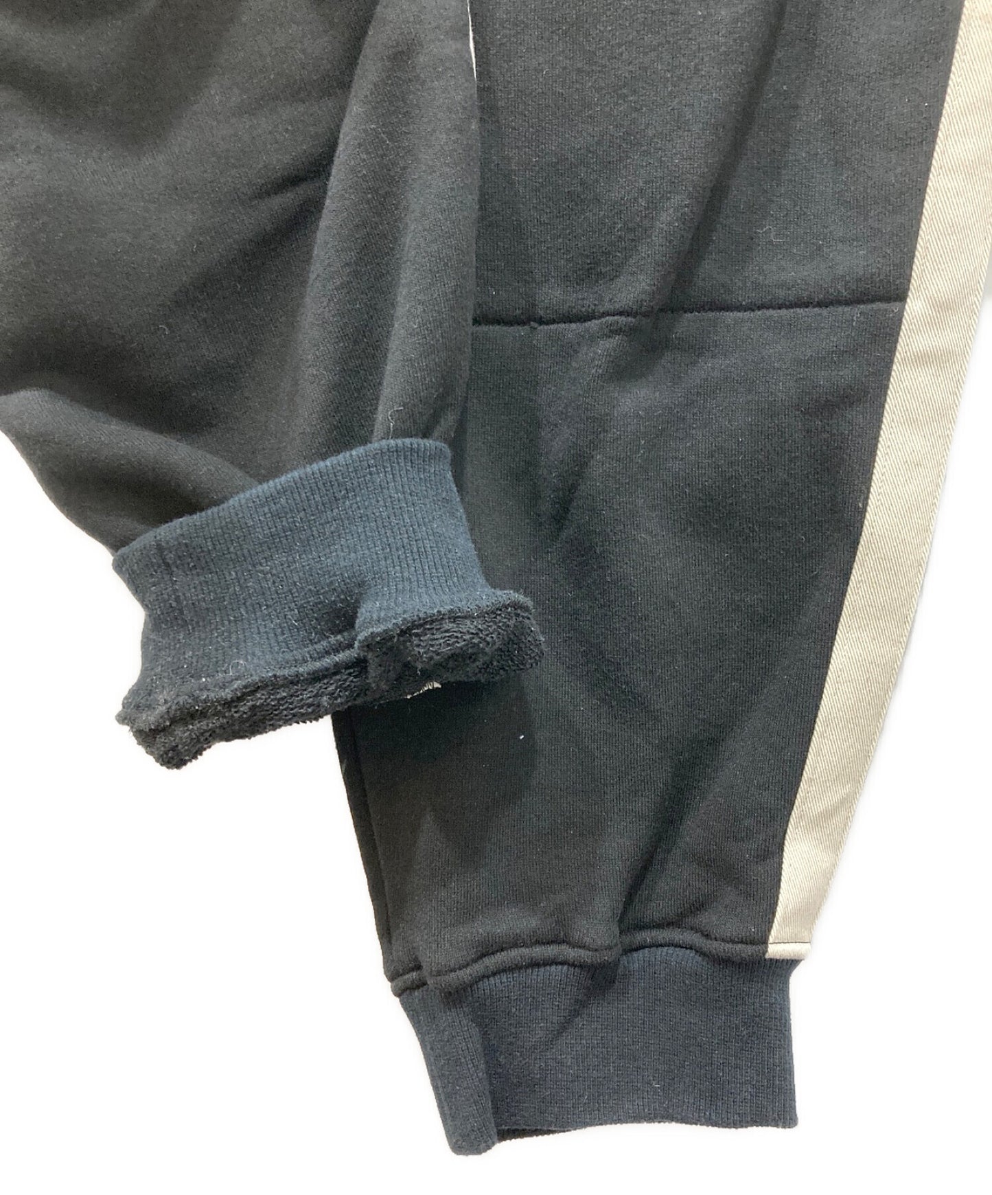 yohji yamamoto pour homme cotton/lyocell fleece hem rib pants hg-p79-039