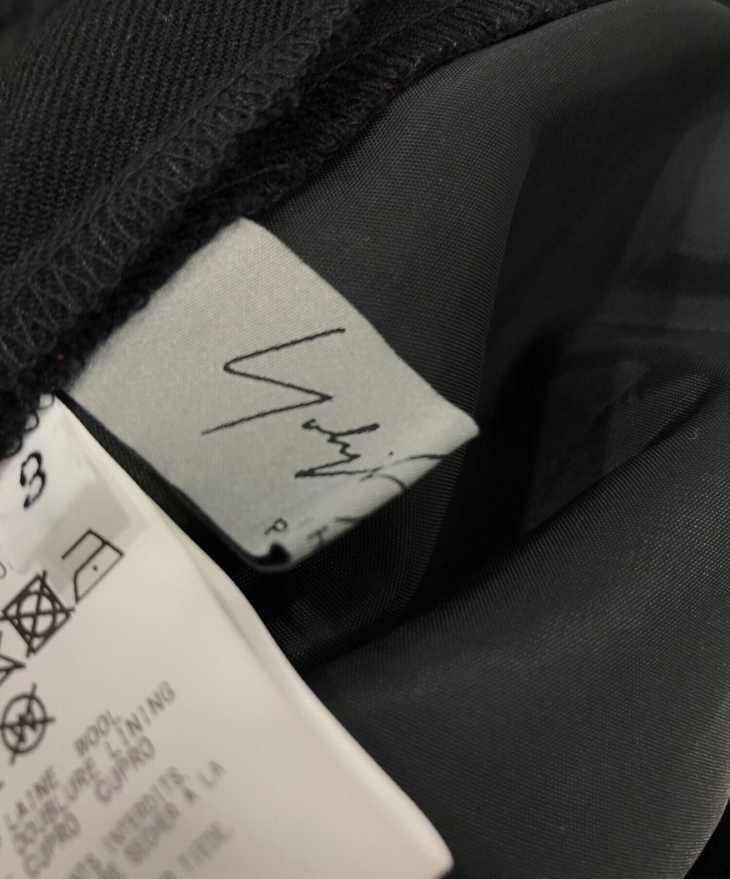 yohji yamamoto pour Homme Army Gabardine 큰 바지 He-p92-101