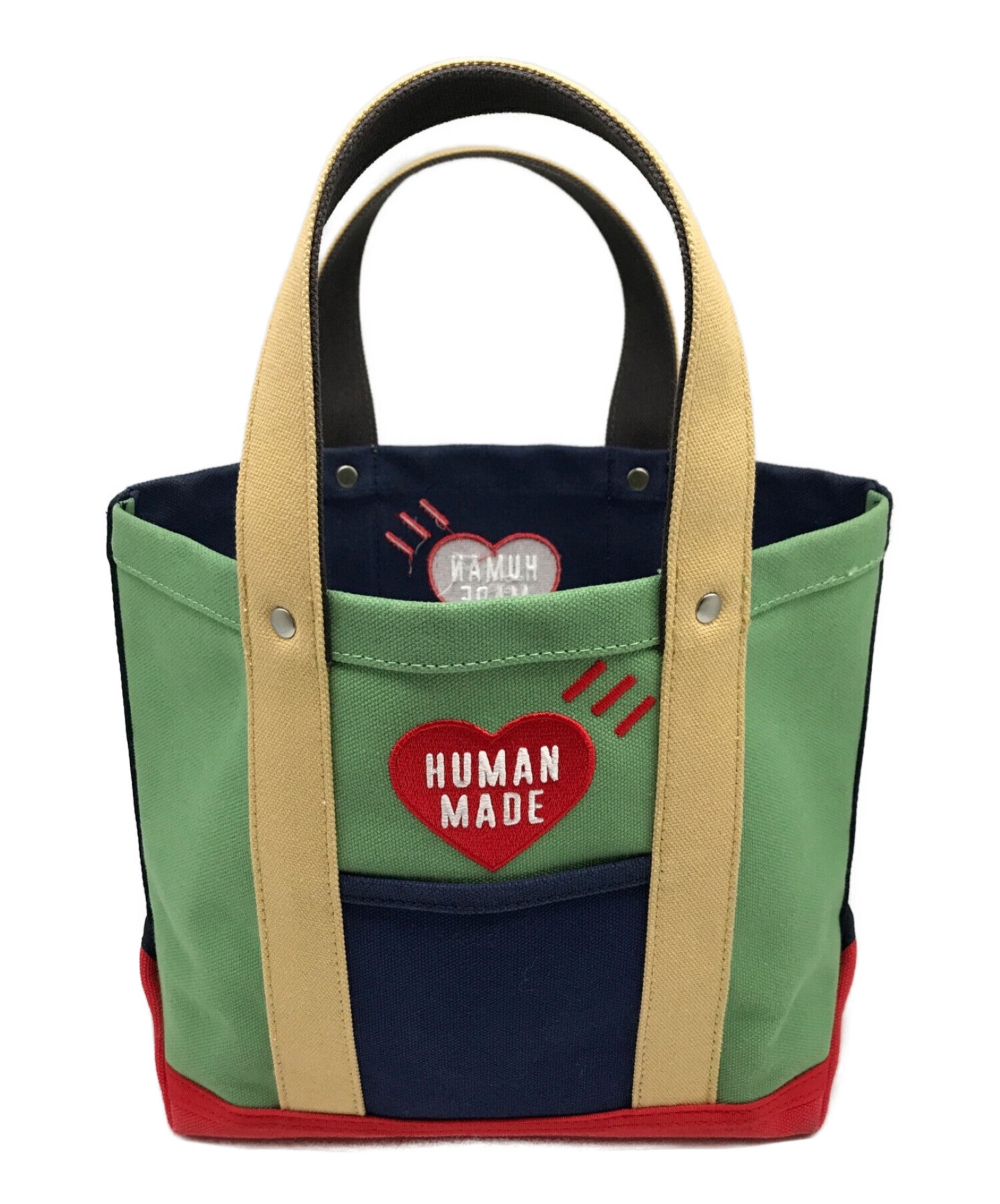 HUMAN MADE multi color tote bag small multi color tote bag small