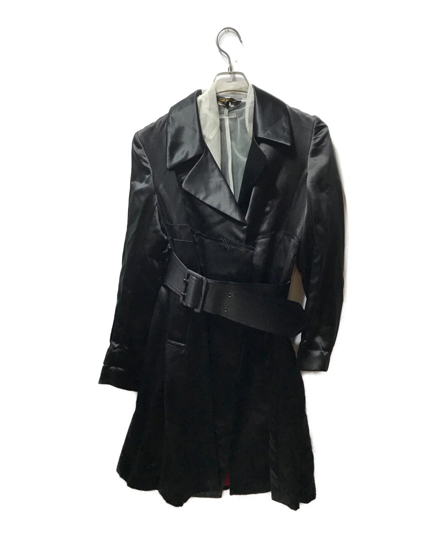 Pre-owned] COMME des GARCONS 07SS Tulle Switching Coat Cubism