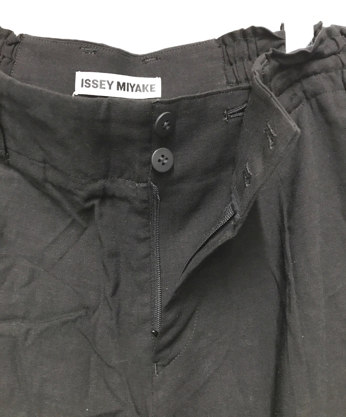 Issey Miyake系带裤子IM41FF539