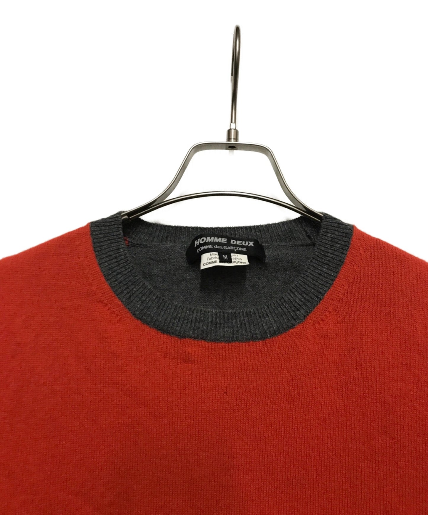 Comme des Garcons Homme Deux色塊編織DF-N501