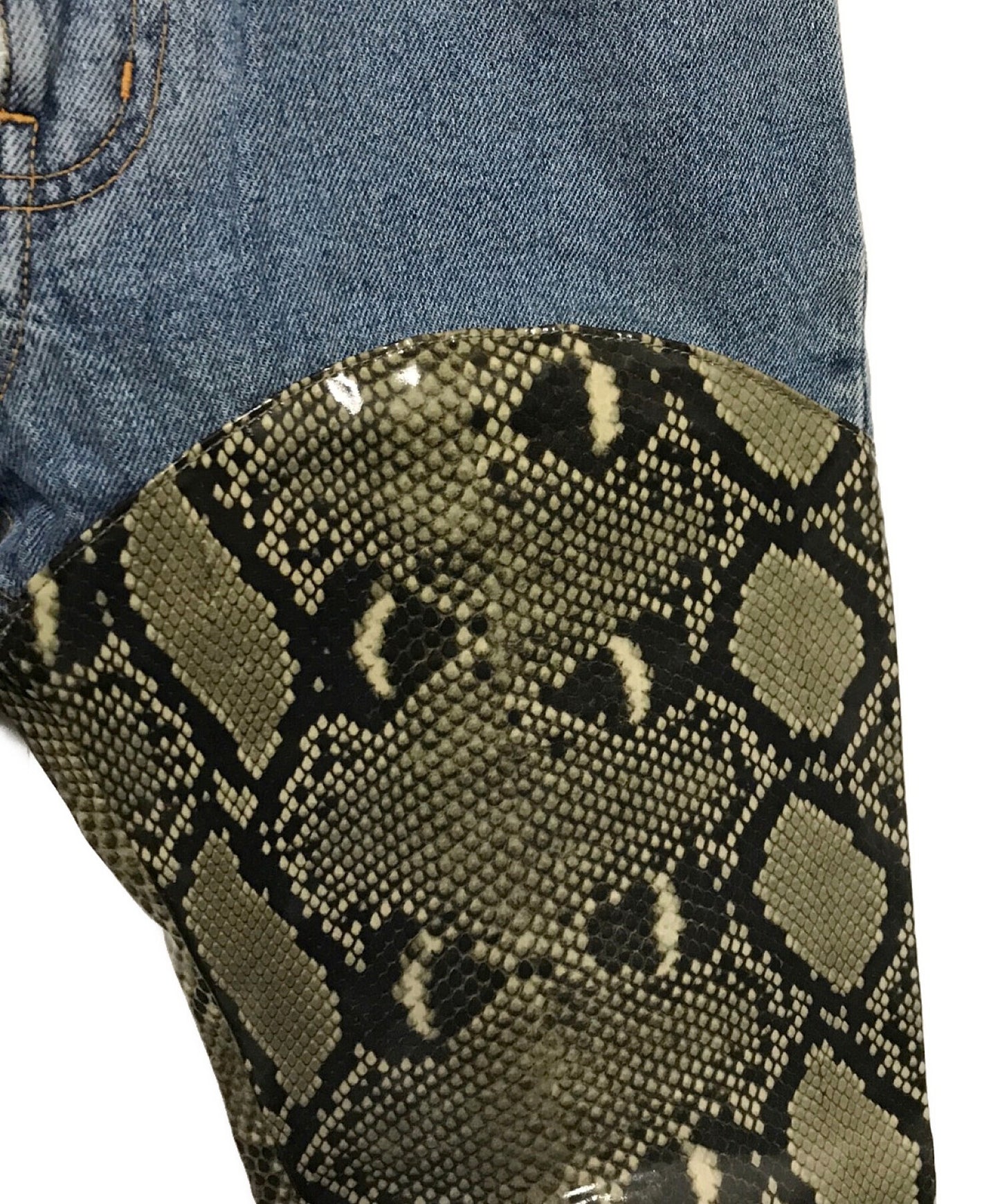 John Lawrence Sullivan Python 코팅면 및 데님 2D014-0219-88