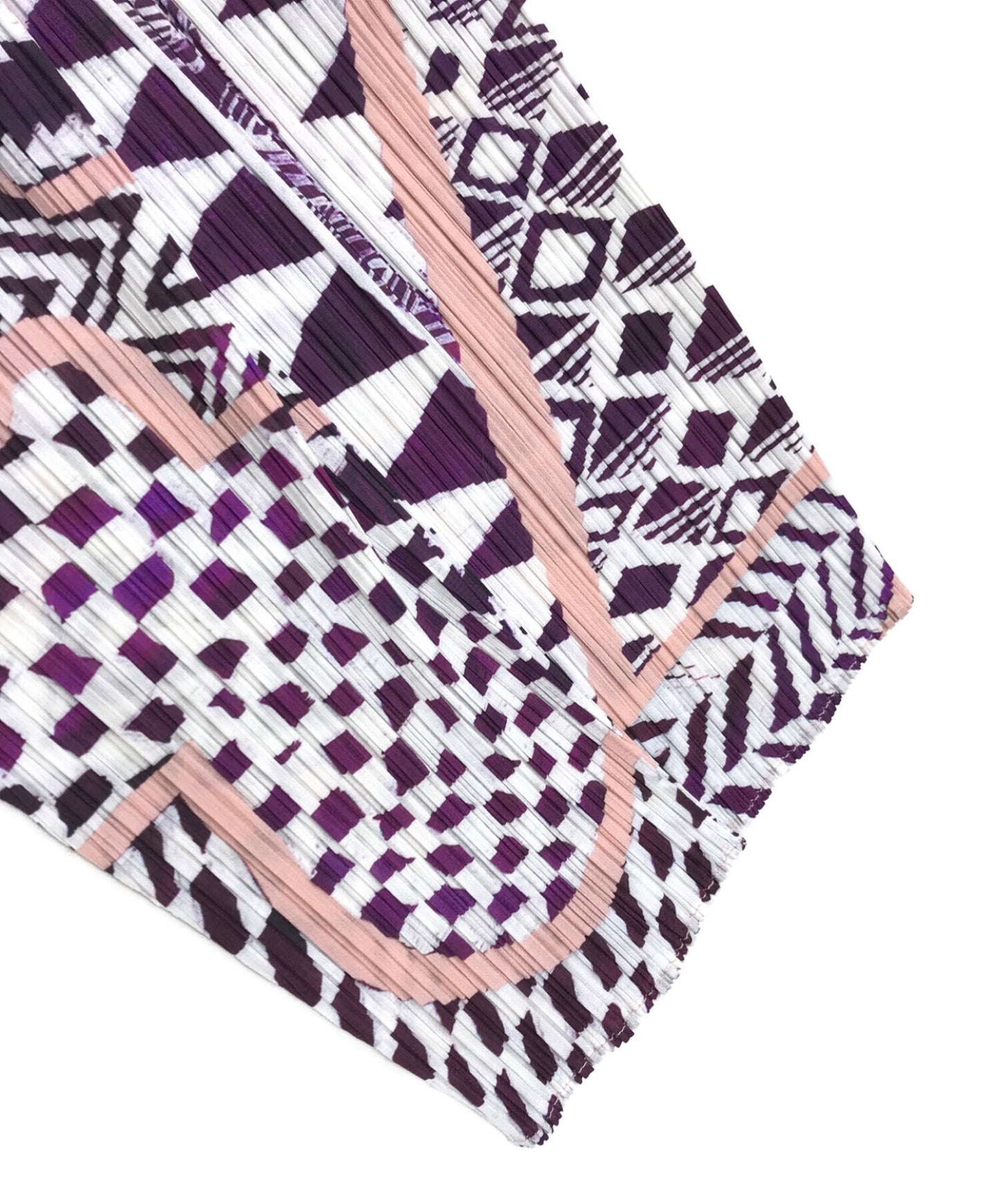 Pleats请带完整图案PP13-JF633的全长裤子