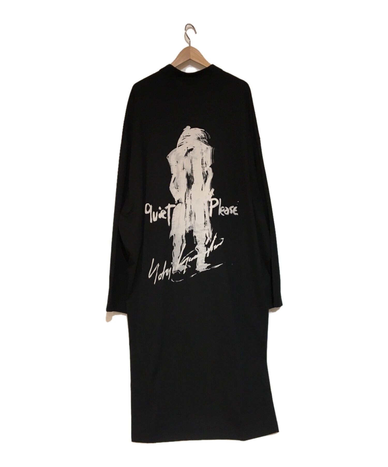 Yohji Yamamoto POUR HOMME 20AW Asymmetrical Message Print Cardigan HR-