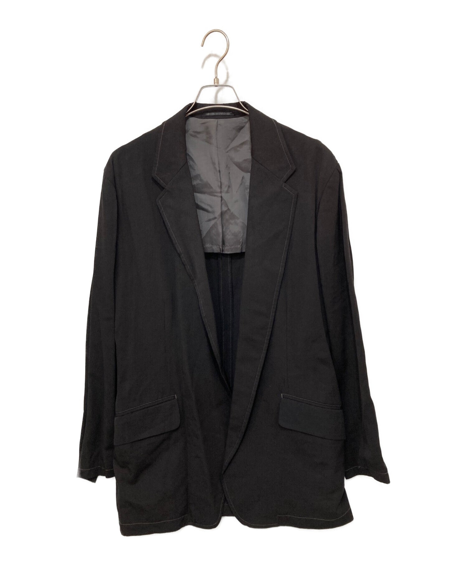 Yohji Yamamoto pour homme Wool Gaber Post-Dyed Stitch Over Jacket