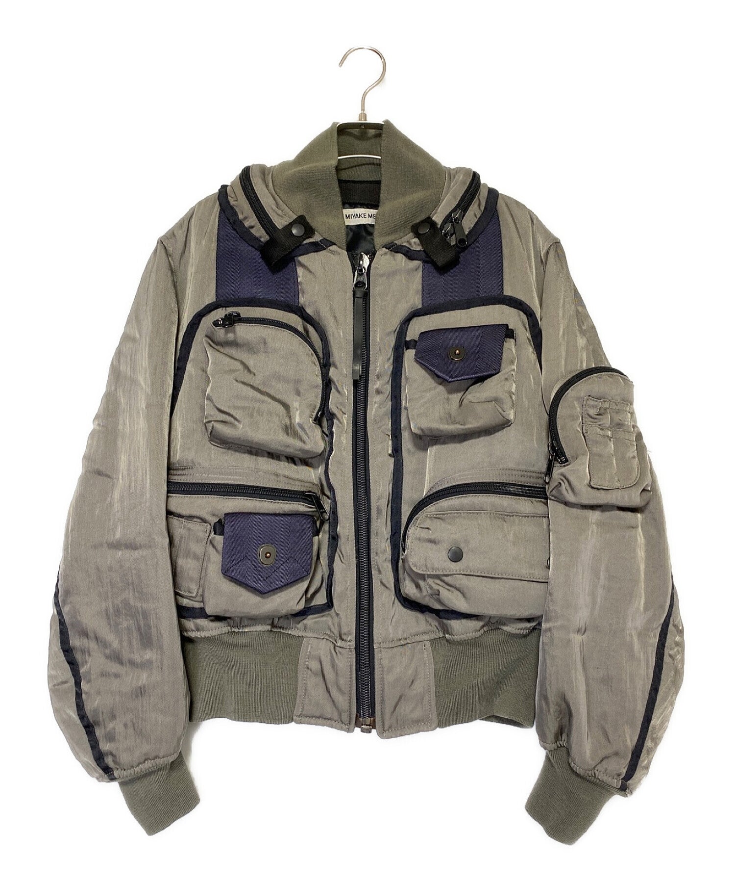 [Pre-owned] ISSEY MIYAKE MEN 96AW Parachute Cargo Bomber Jacket Archiv