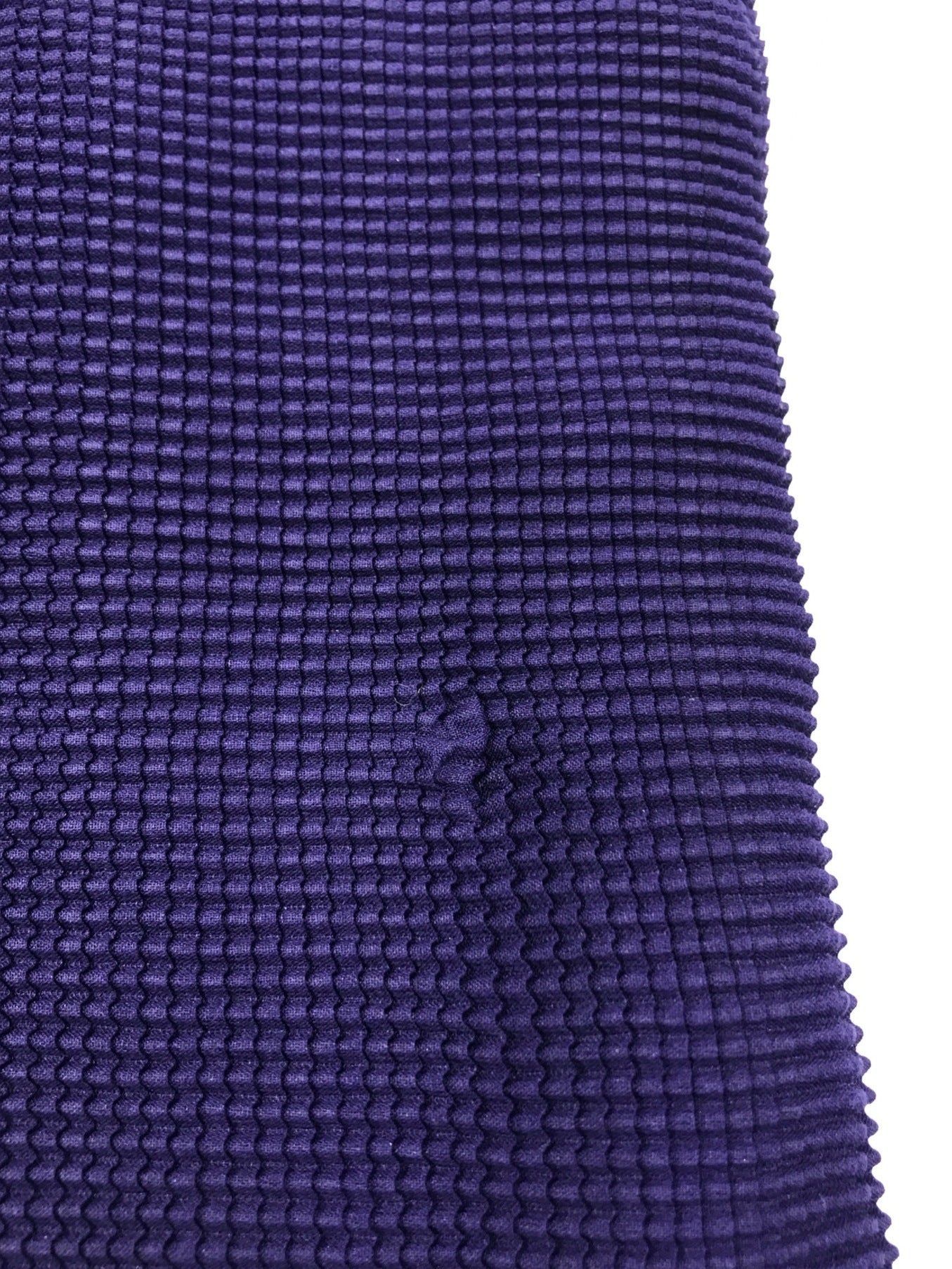 Me Issey Miyake 이송 와플 주름 하이 넥 블라우스 Mi63fk645