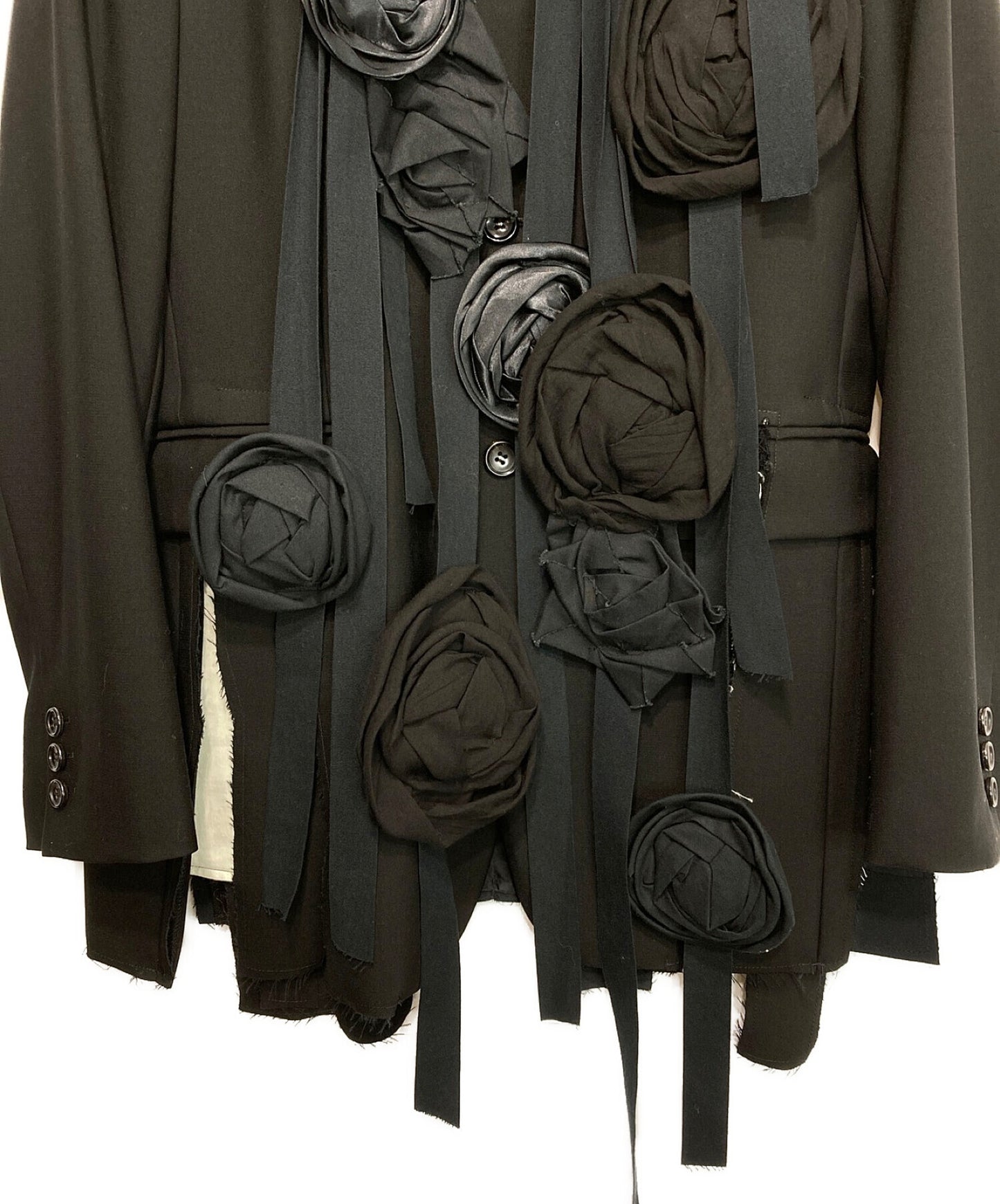 Comme des Garcons 장미와 피의 장식 자켓 go-j002