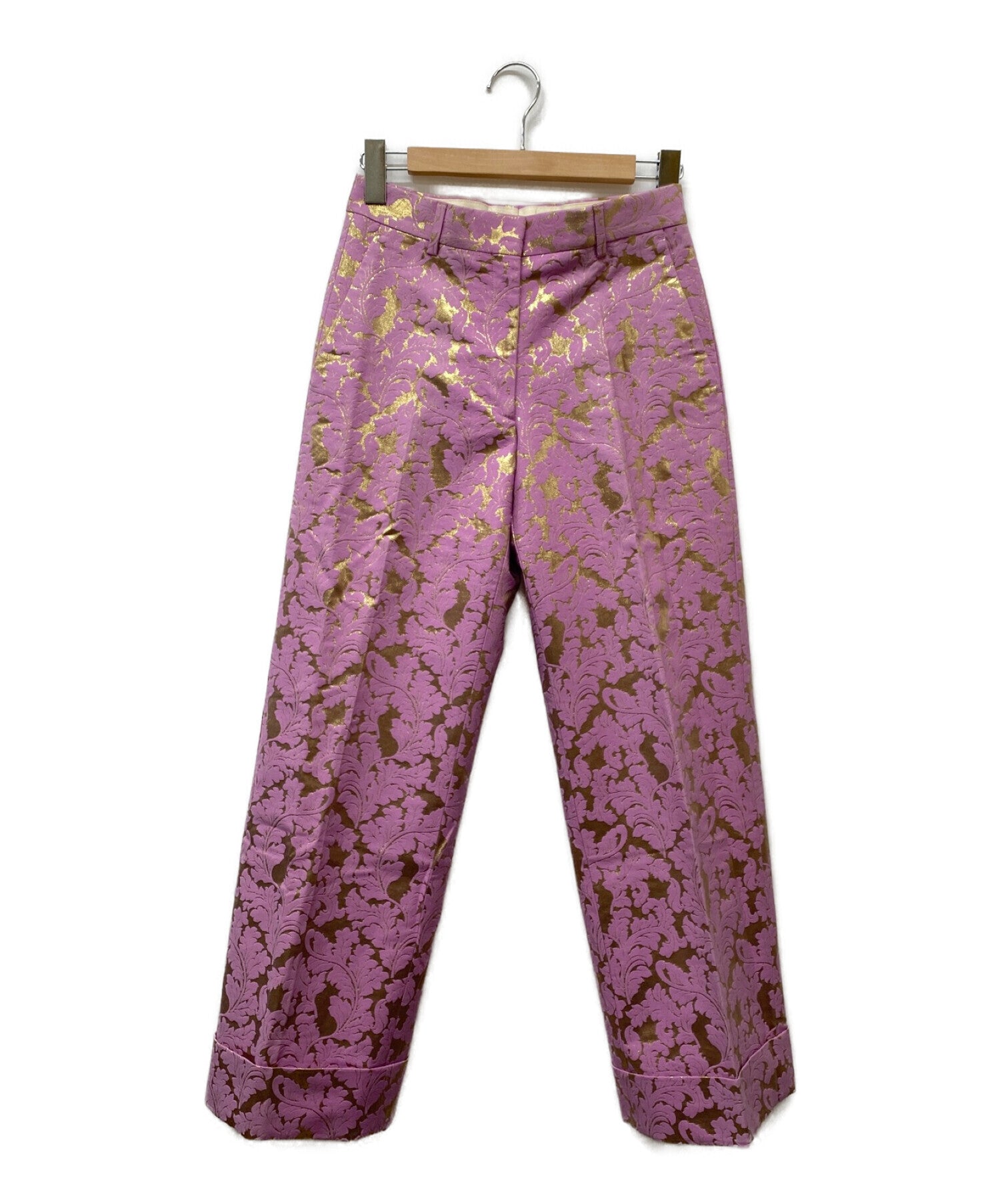 DRIES VAN NOTEN 18SS Jacquard Pants 71-04-81-04021