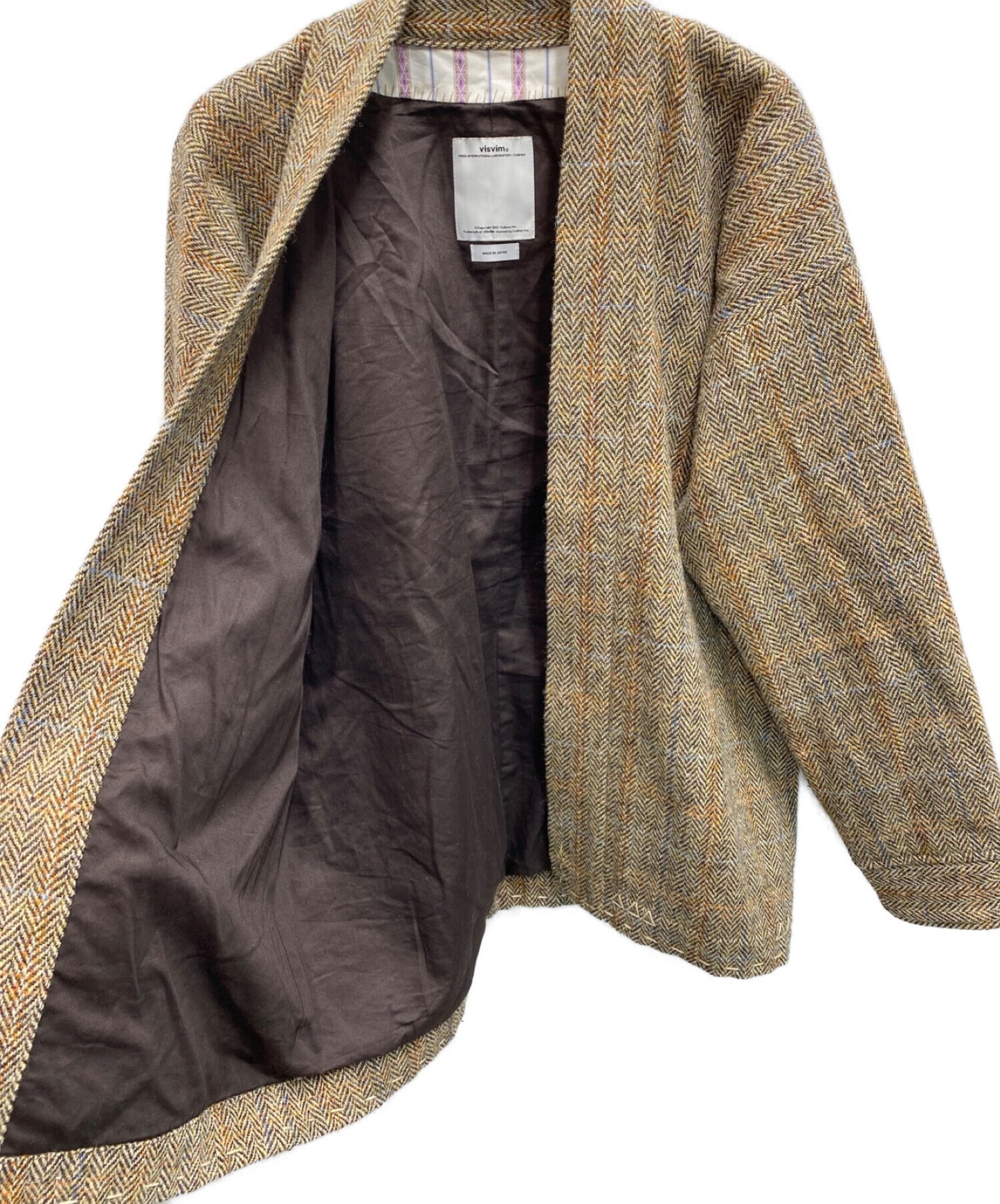 Visvim×Harris Tweed Tweed Sanjuro JKT 0116205013025