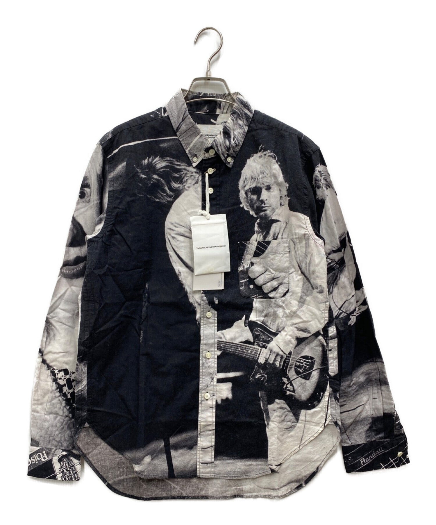 TAKAHIROMIYASHITA TheSoloIst. Kurt Cobain photo button-down shirt 0002